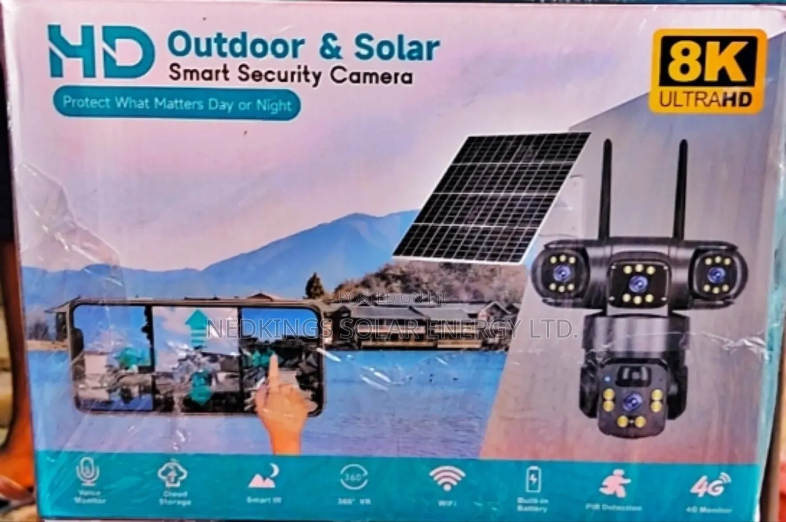 Solar Camera (3 Lens) Ultra Hd