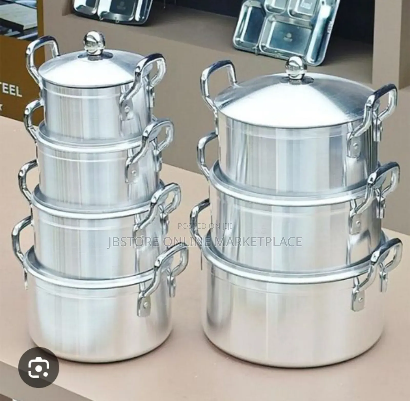 Casserole Pot Set 7pcs Hoffner Tornado Thickened Aluminum Cookware Set