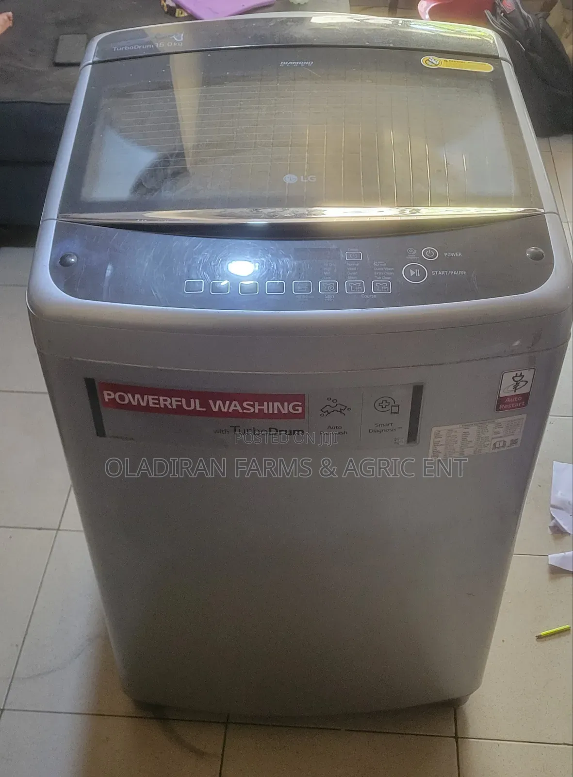 Lg 15kg Top Load Washing Machine – Turbo Drum, Powerful Clean