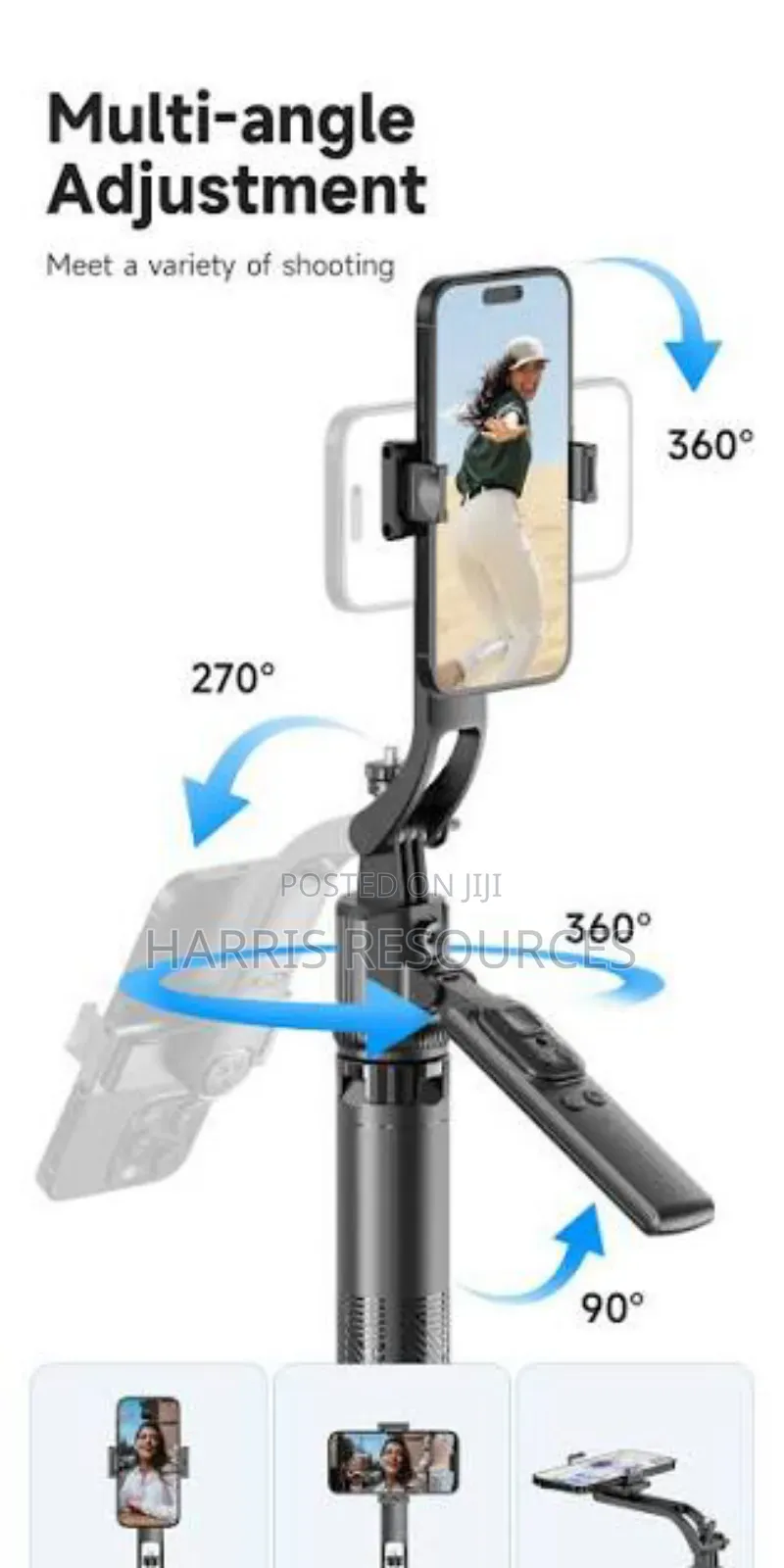 Ai Face Tracking Gimbal Slfie Stick