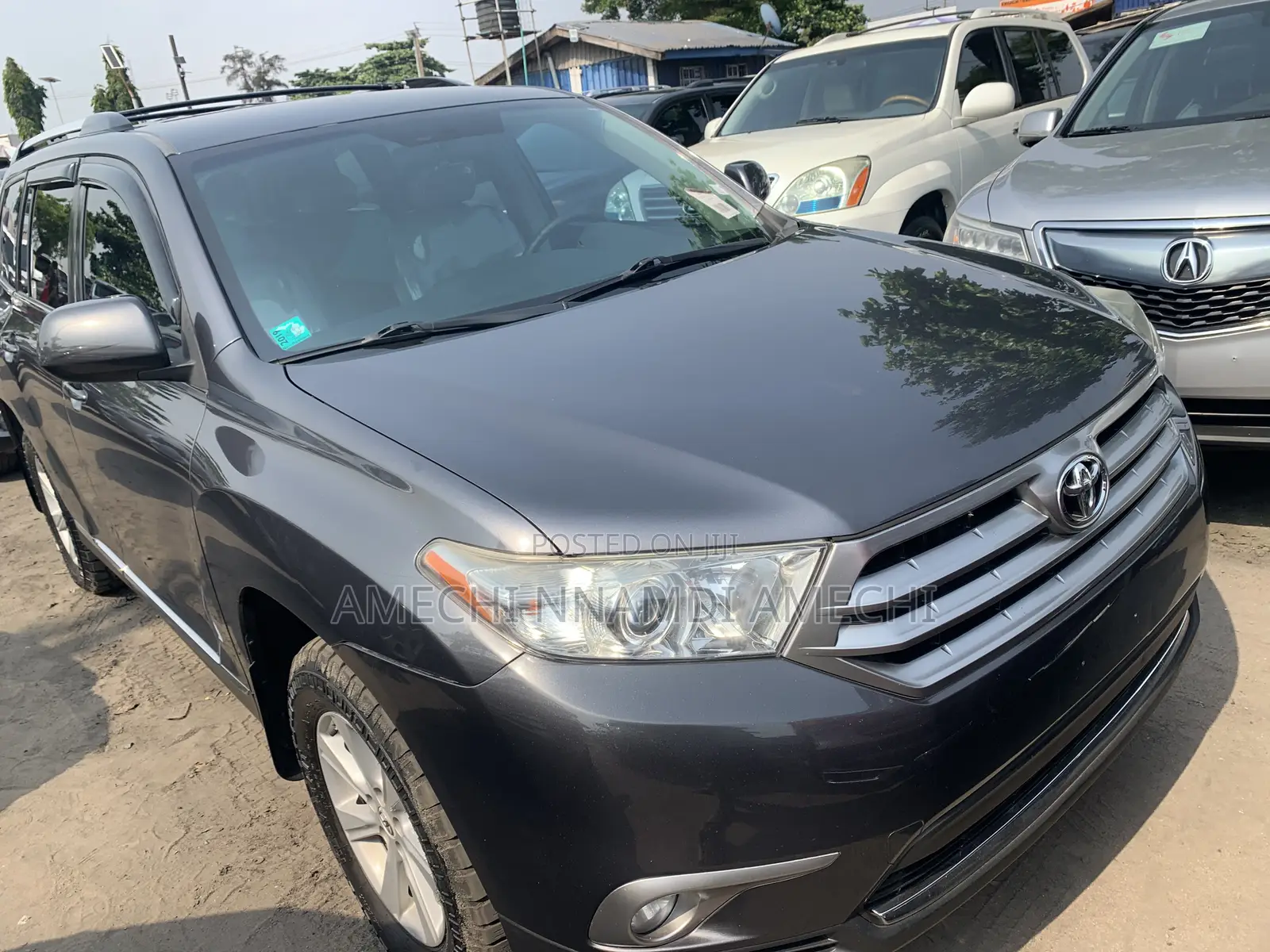 Toyota Highlander Limited 3.5L 2WD 2013 Gray