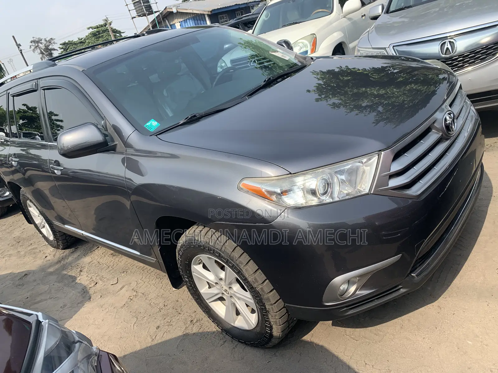 Toyota Highlander Limited 3.5L 2WD 2013 Gray