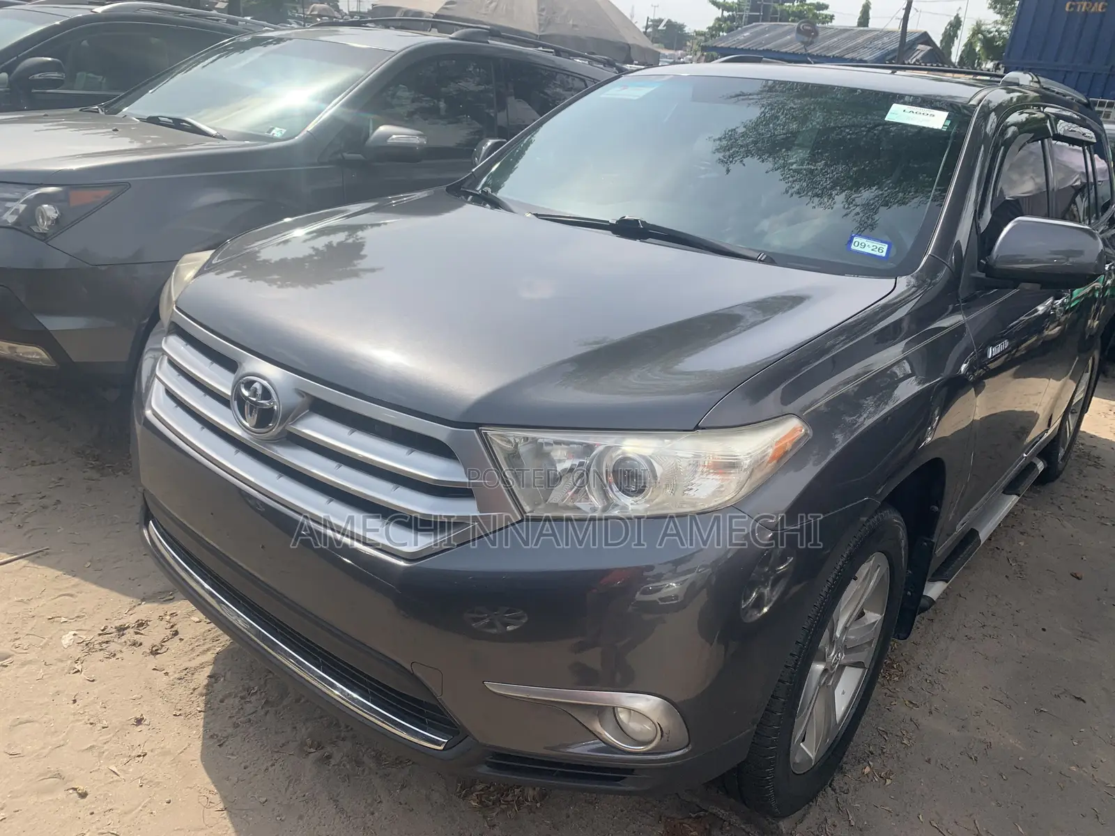 Toyota Highlander Limited 3.5l 4WD 2013 Gray