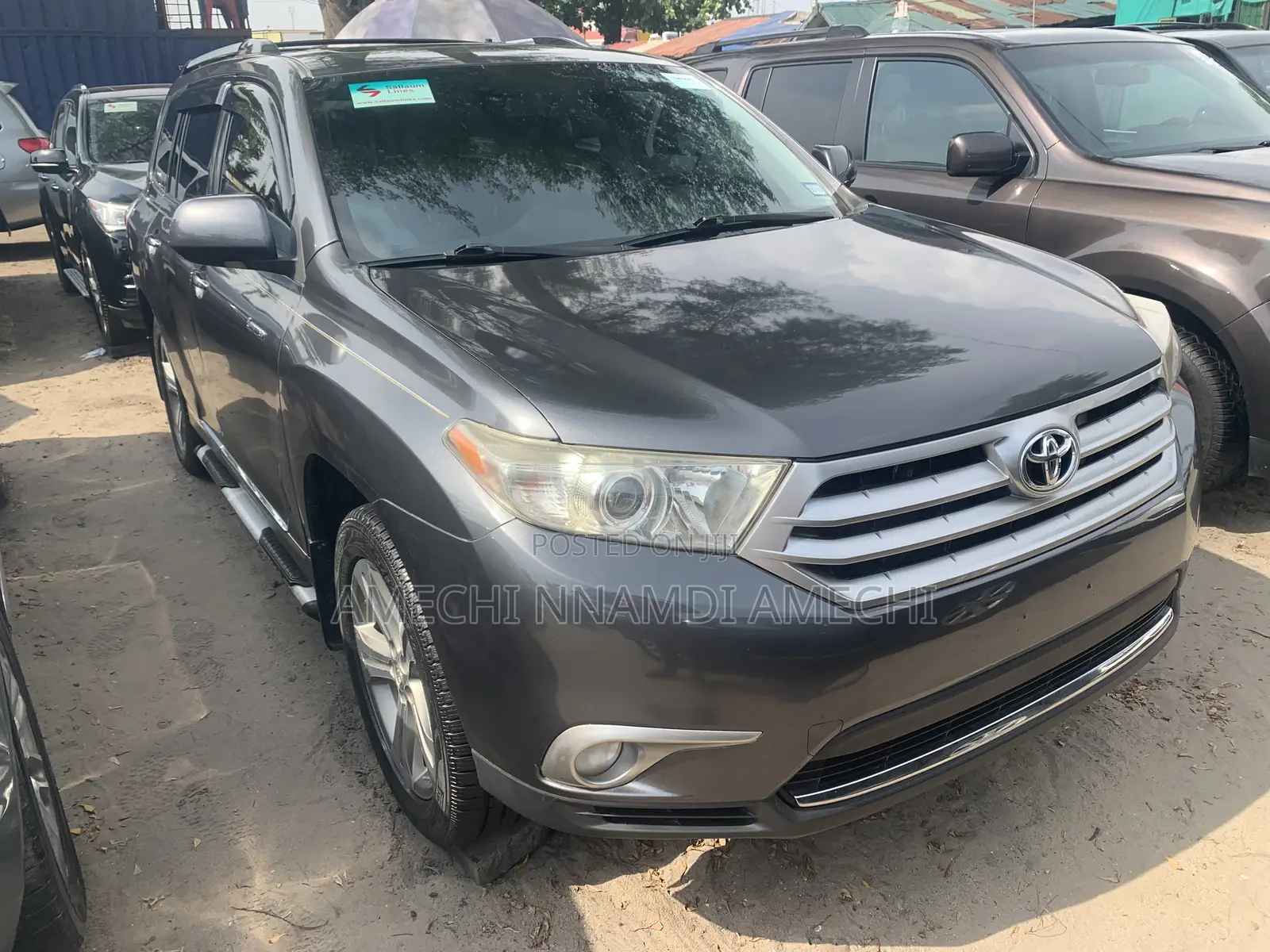 Toyota Highlander Limited 3.5l 4WD 2013 Gray