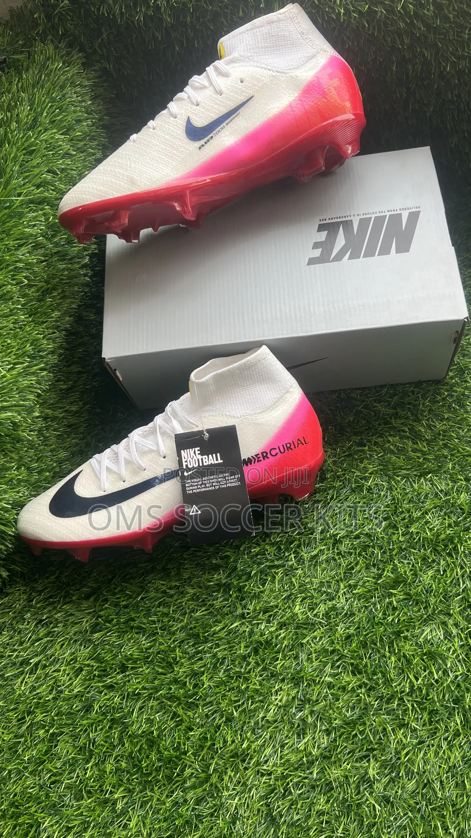 Nike Mercurial Superfly 10 Elite White/Pink (44)