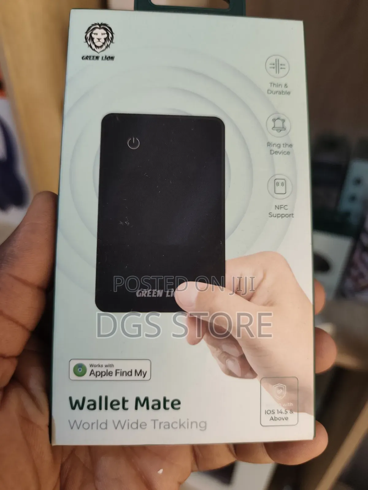 Green Lion Wallet Mate Card Finder Wide Tracking