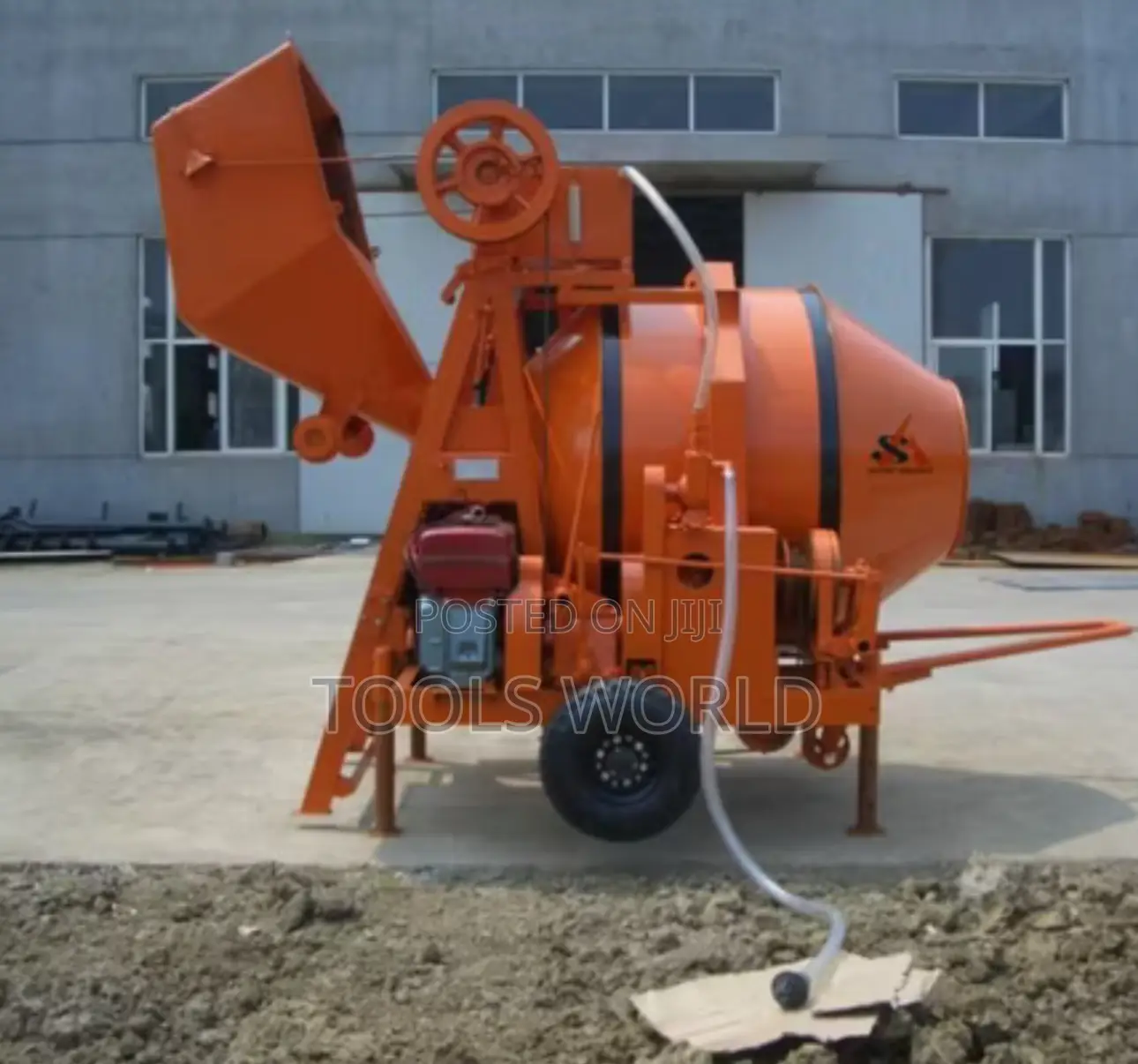 750l Diesel Concrete Mixer Jzr500 Self Loading Reverse Drum Machine