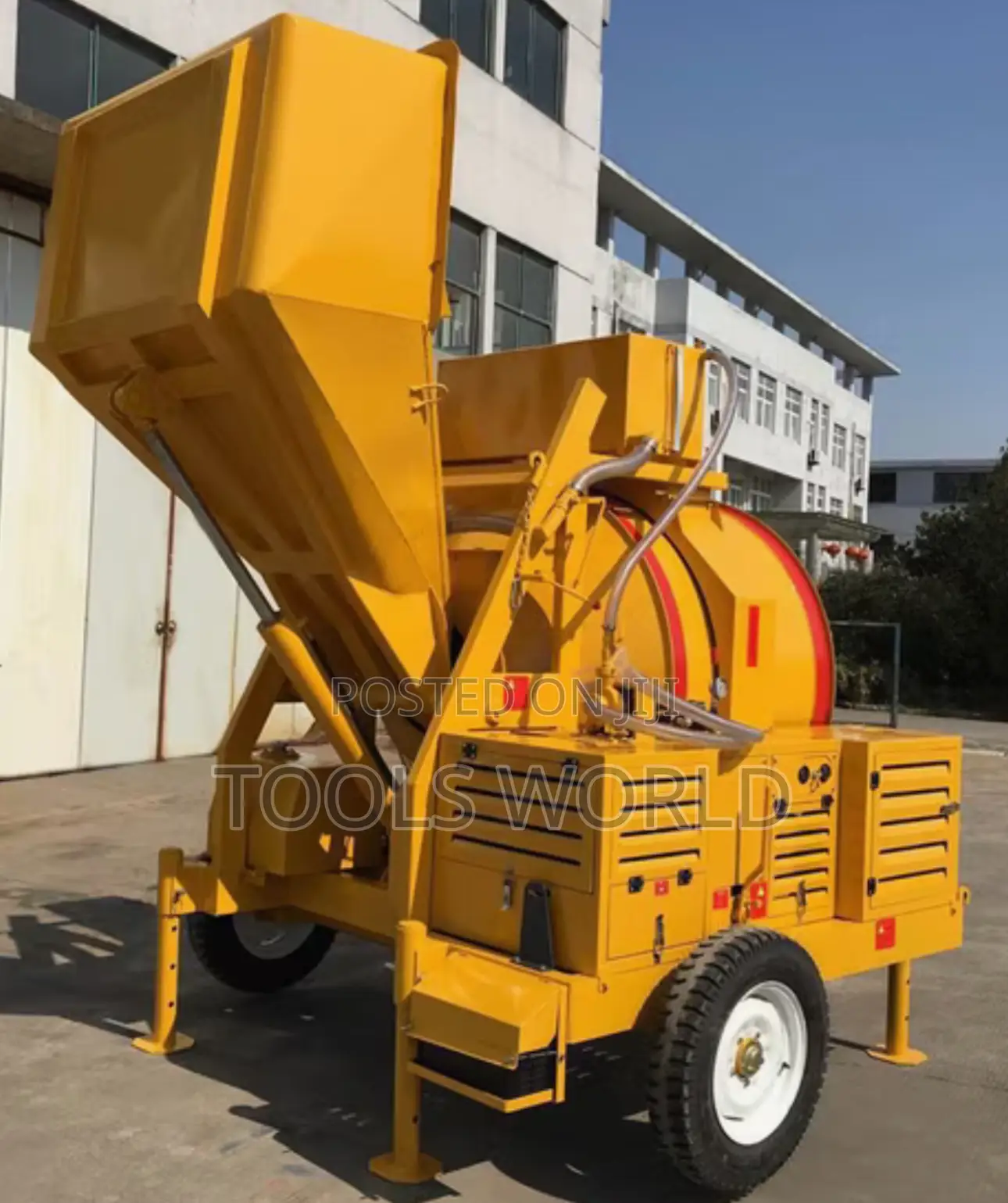 750l Diesel Concrete Mixer Jzr500 Self Loading Reverse Drum Machine
