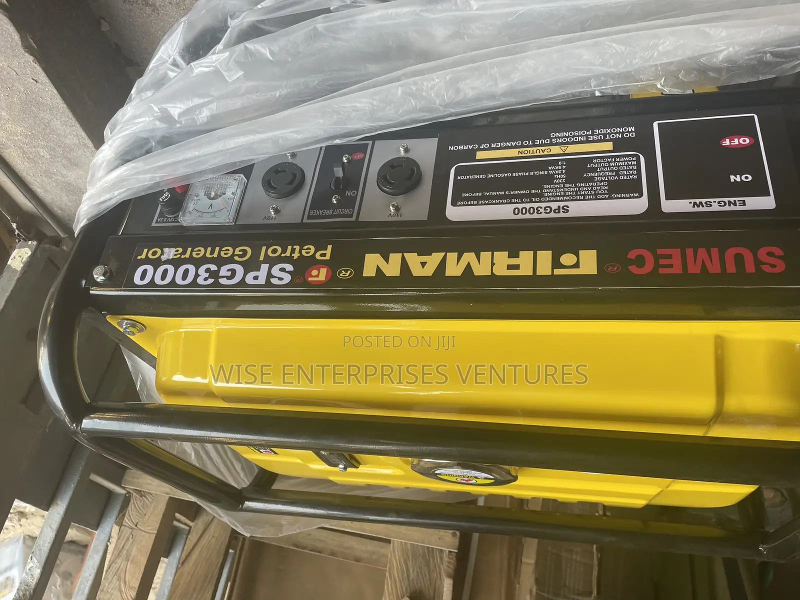 Firman Spg3000 Petrol Generator 4.5kva 100% Copper Coil