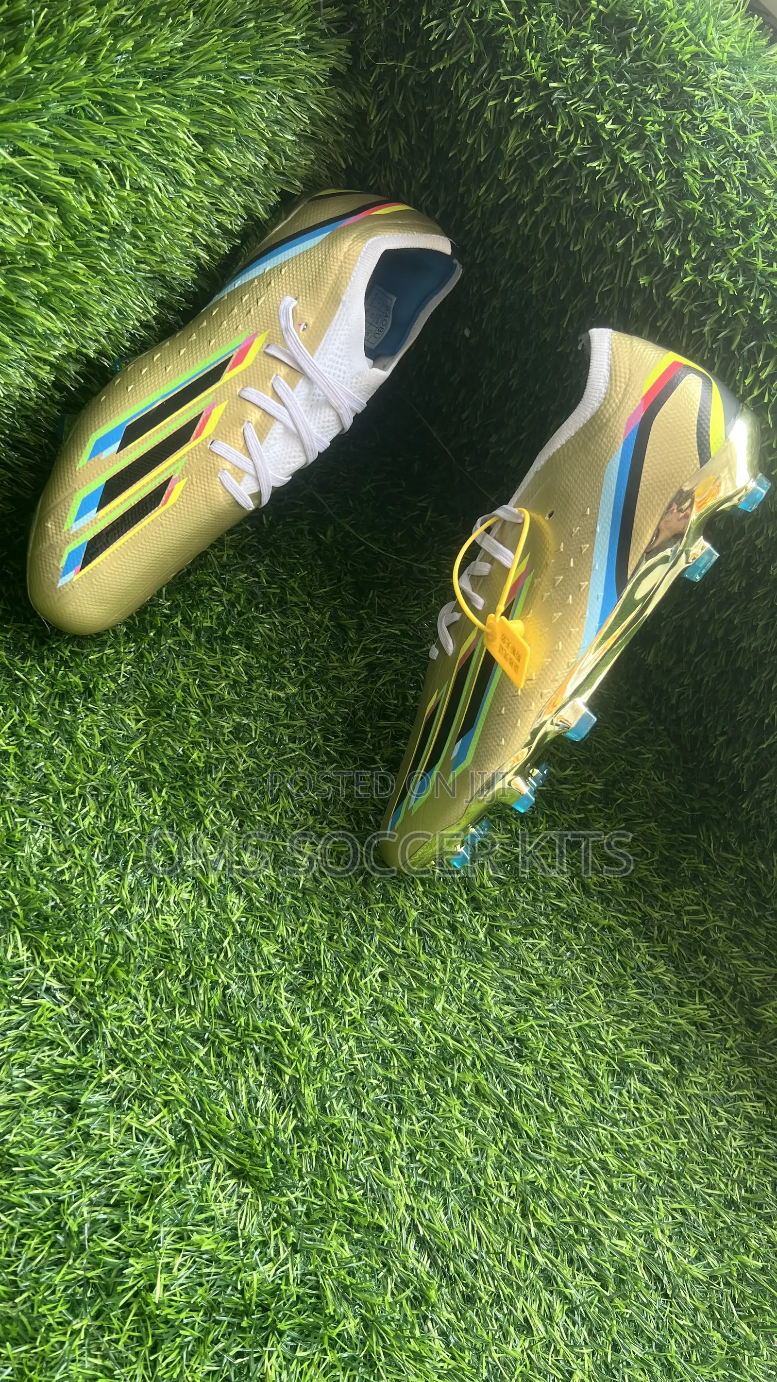 Adidas X Speedportal Leyenda Soccer Cleats Gold (42)
