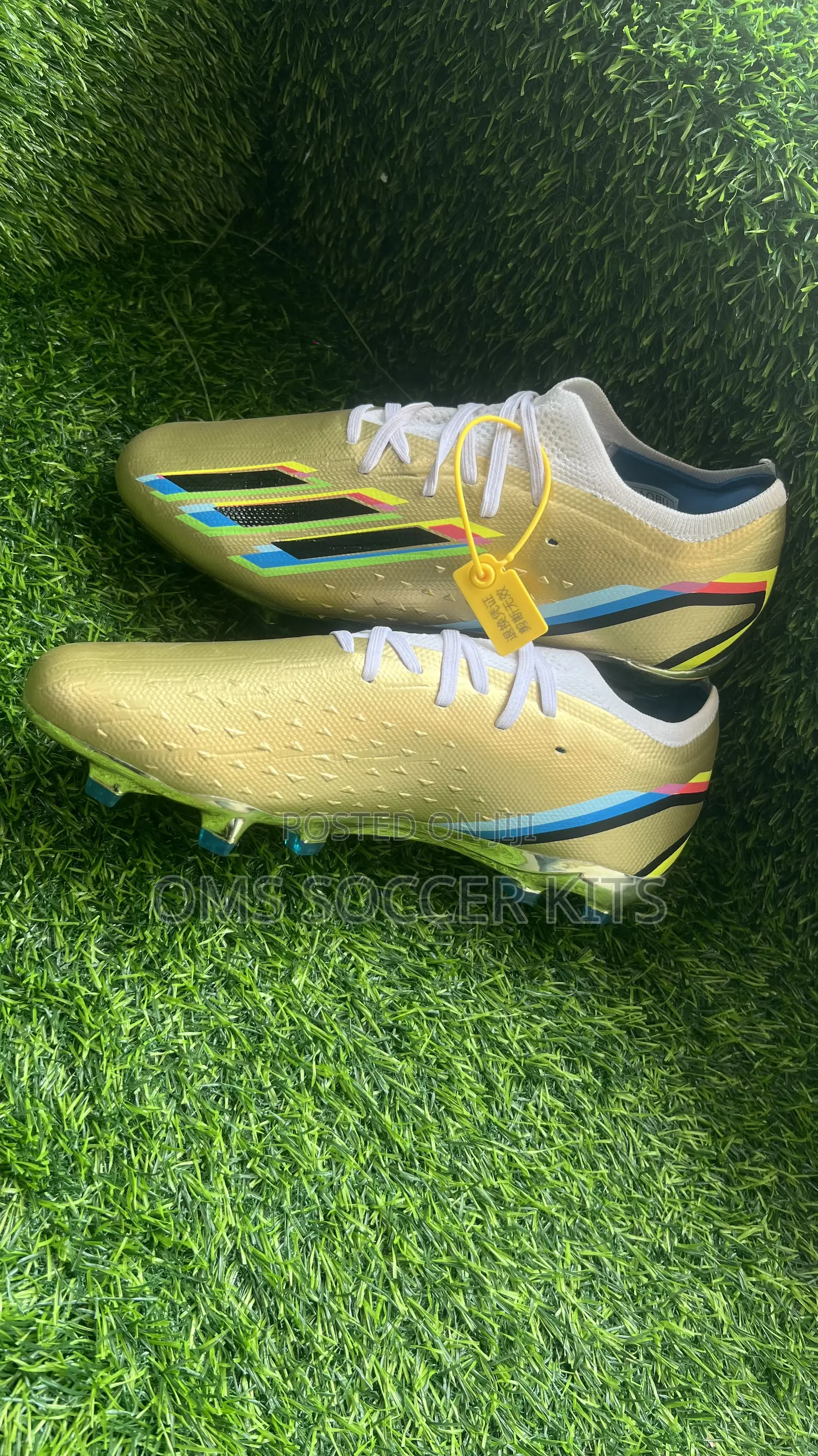 Adidas X Speedportal Leyenda Soccer Cleats Gold (42)