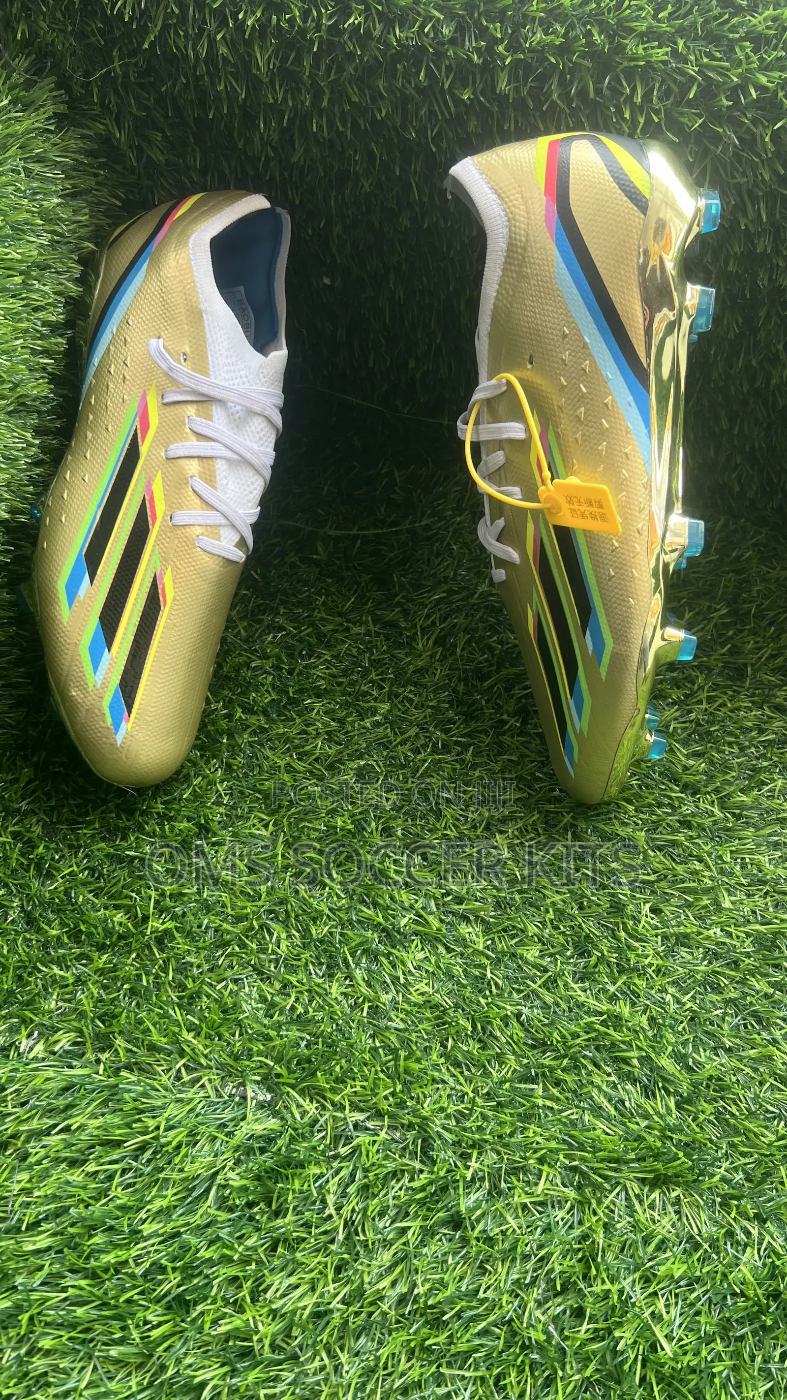 Adidas X Speedportal Leyenda Soccer Cleats Gold (42)