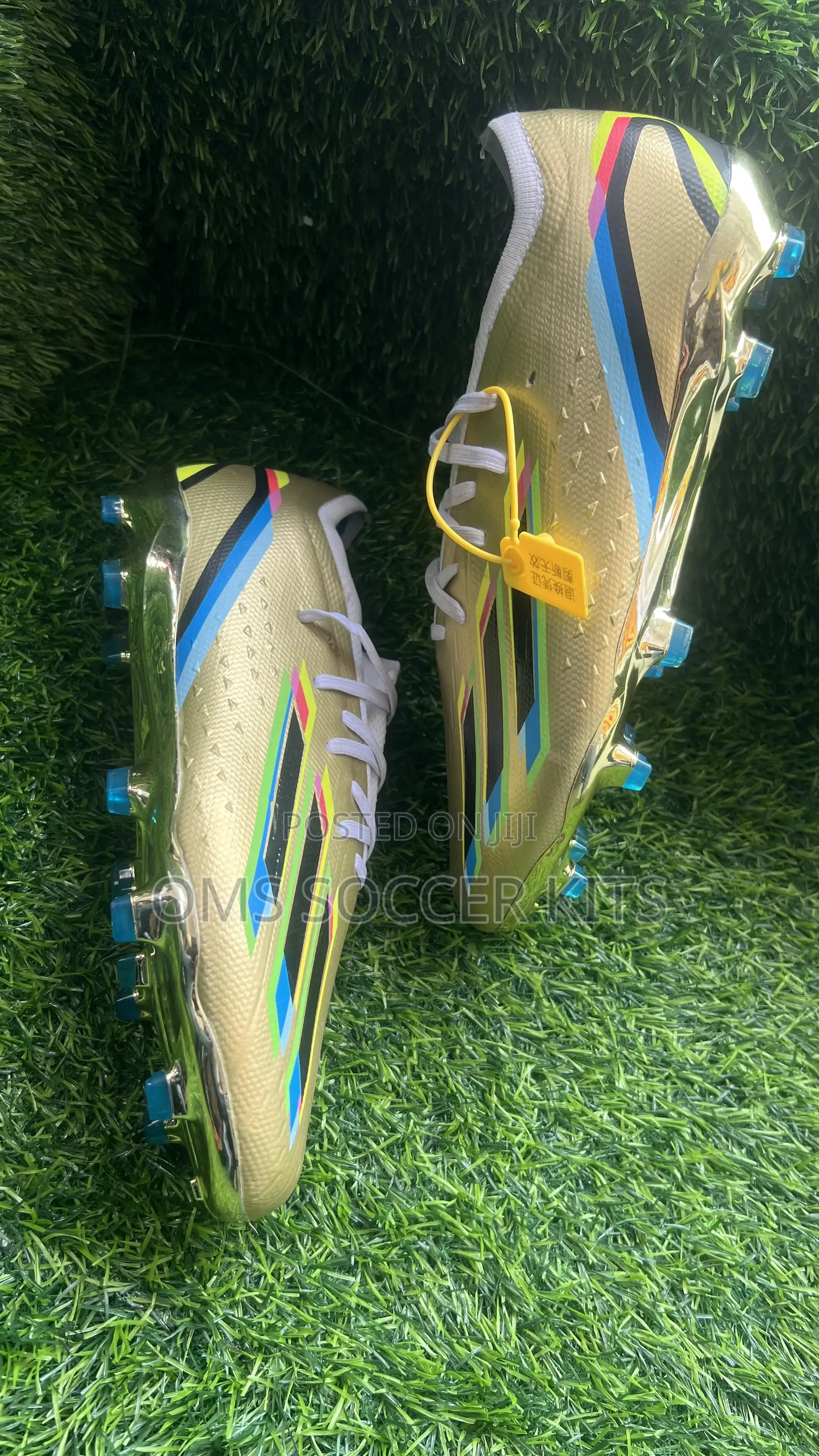 Adidas X Speedportal Leyenda Soccer Cleats Gold (42)