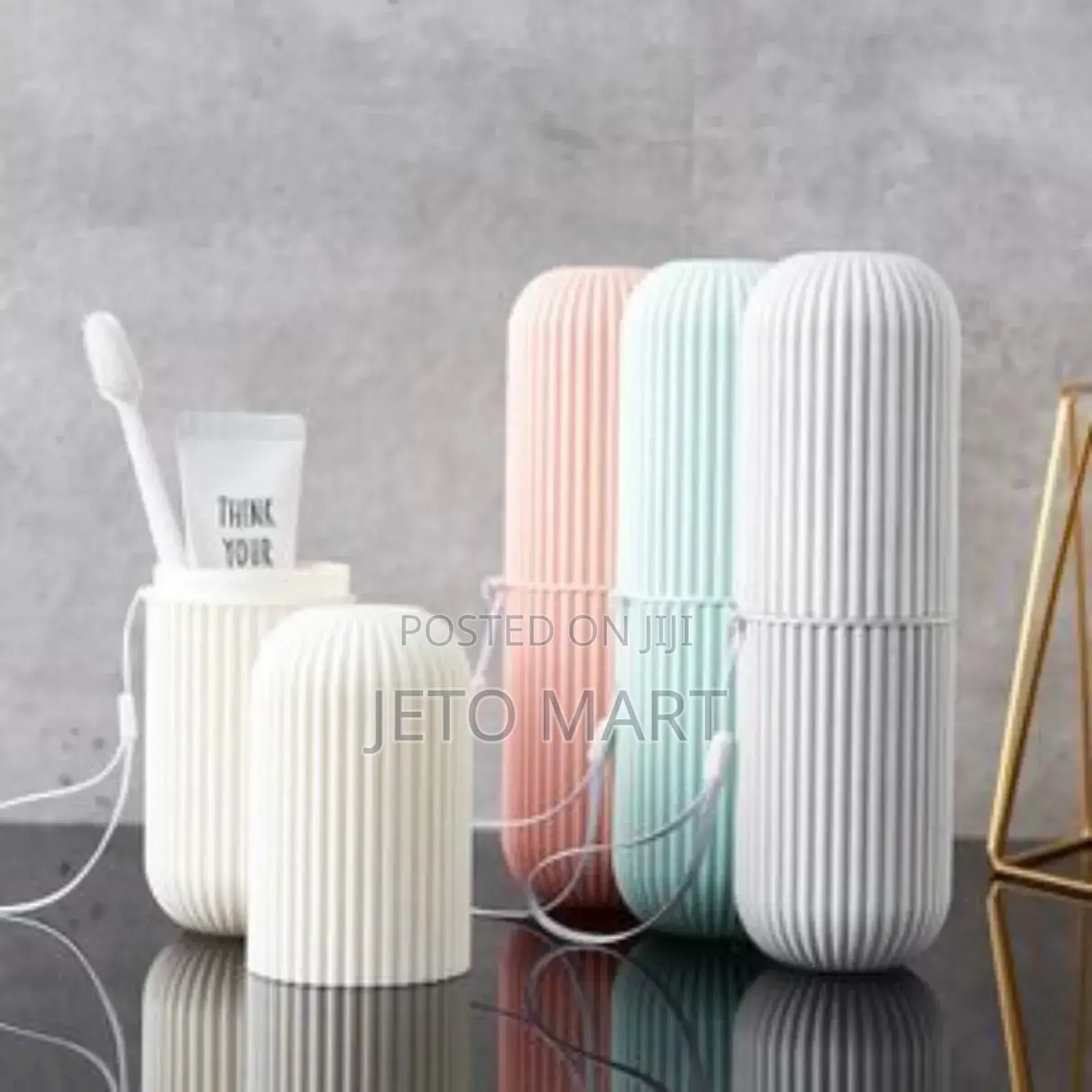 Portable Toothbrush and Toothpaste Holder