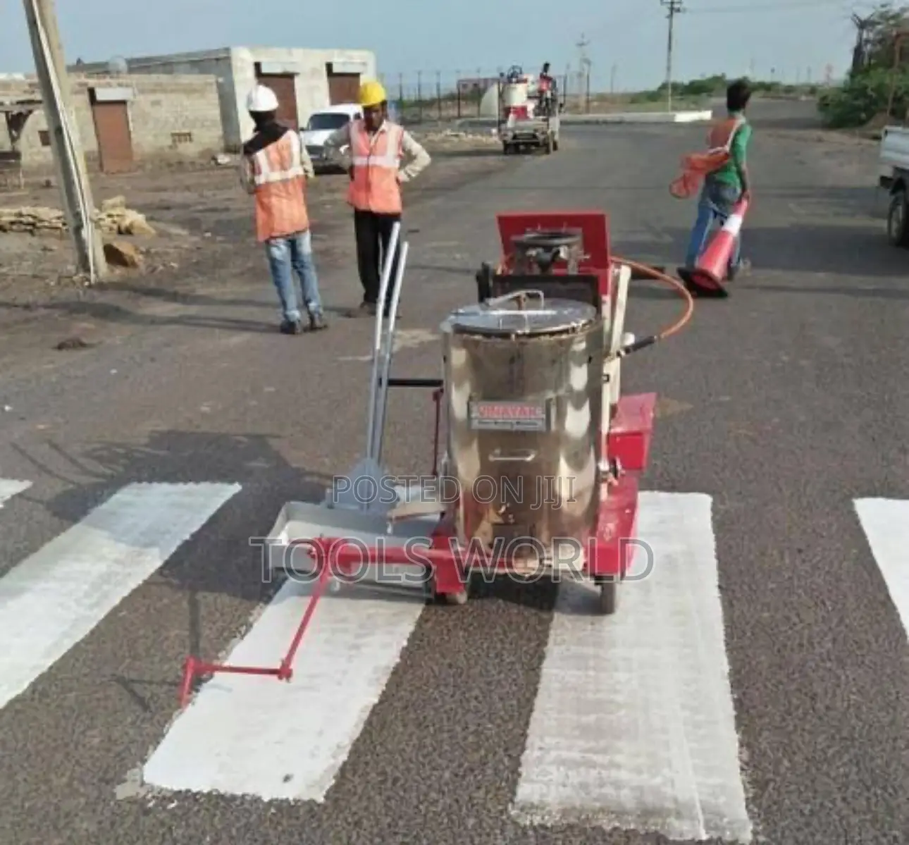 St-150 Hand Push Thermoplastic Road Marking Machine
