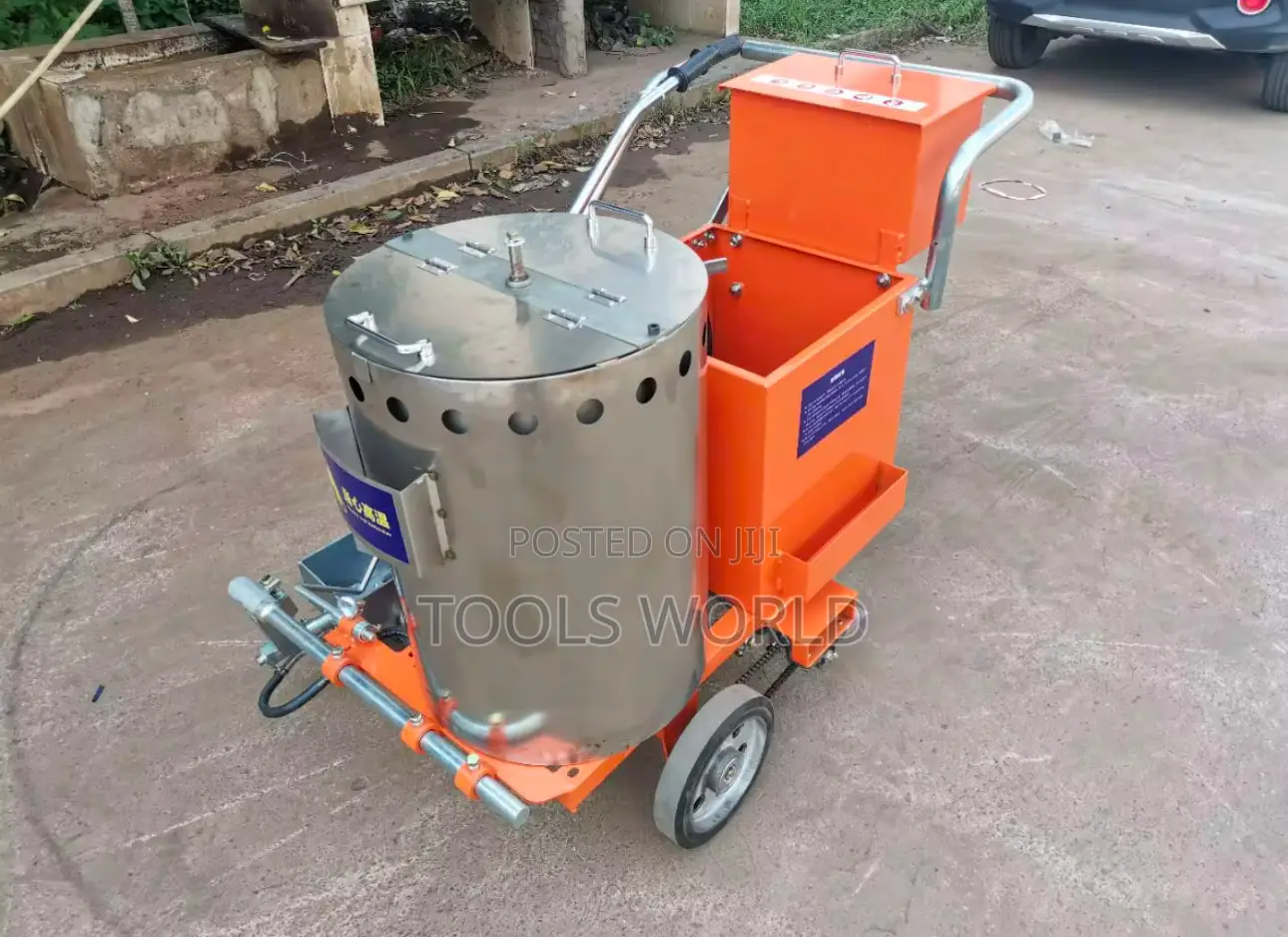 St-150 Hand Push Thermoplastic Road Marking Machine