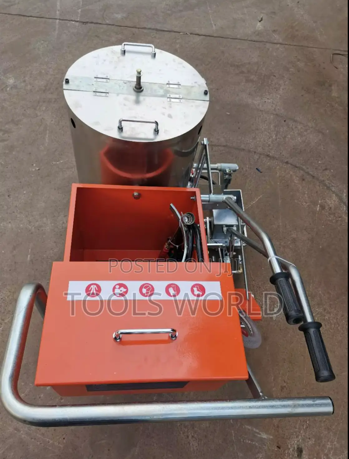 St-150 Hand Push Thermoplastic Road Marking Machine