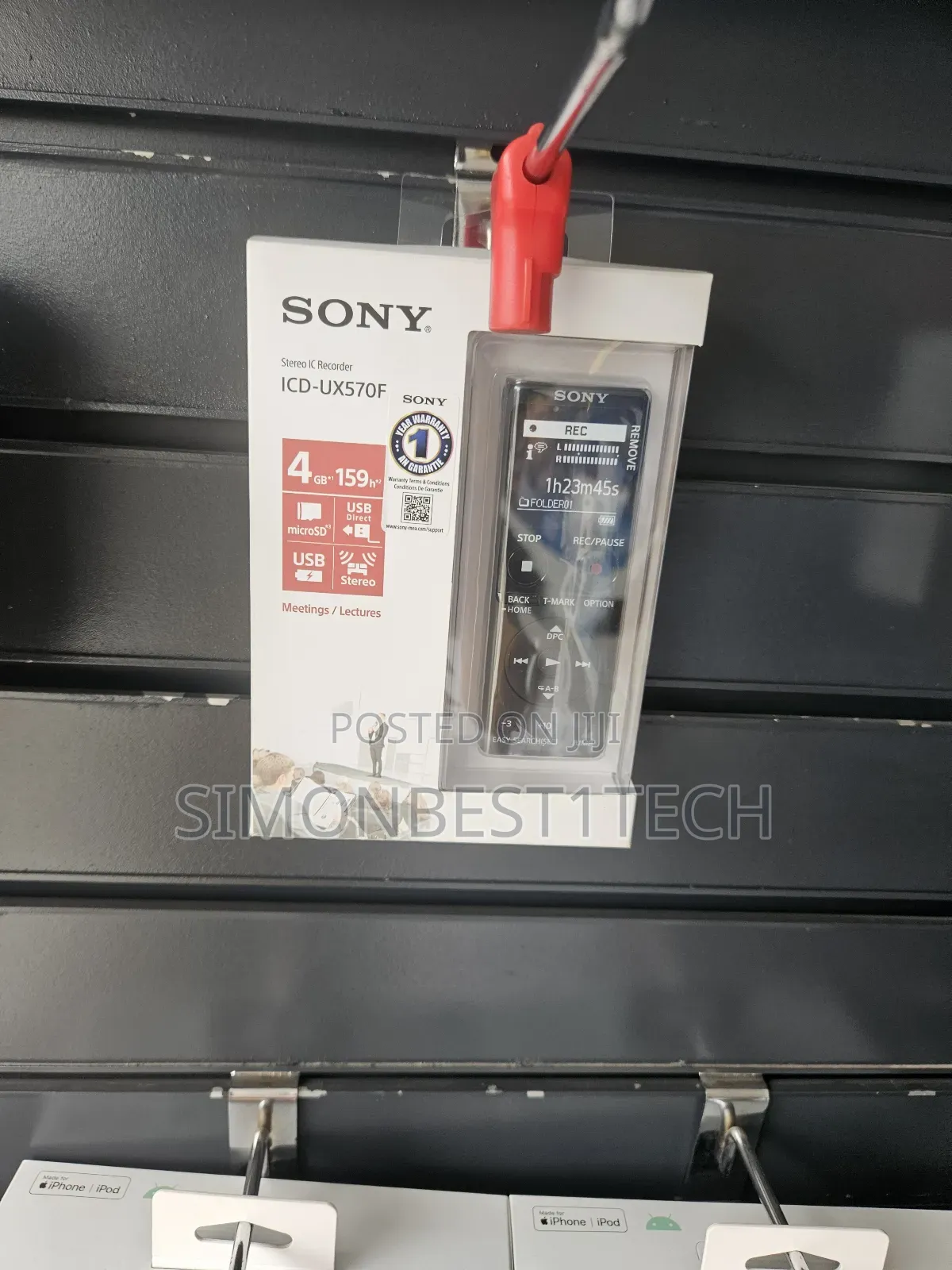 Sony Voice Recorder Icd -Ux570f
