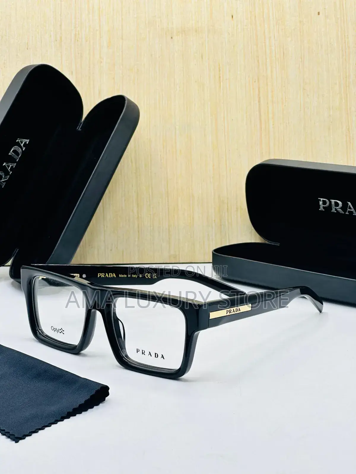 Gucci/Ferragamo/Prada Luxury Transparent Woo Glasses
