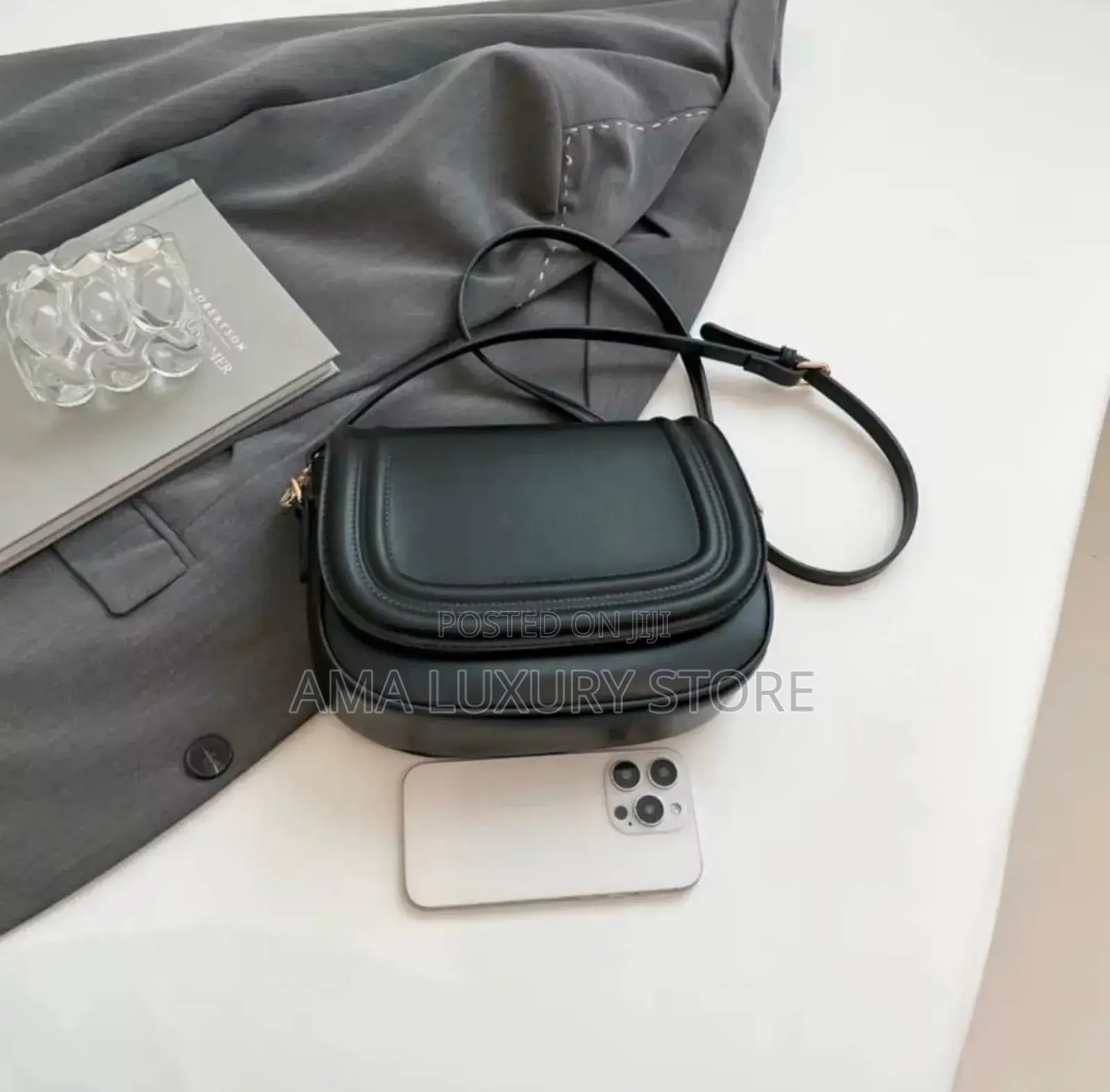 Zara Genuine Leather Unisex Luxury Side Bags
