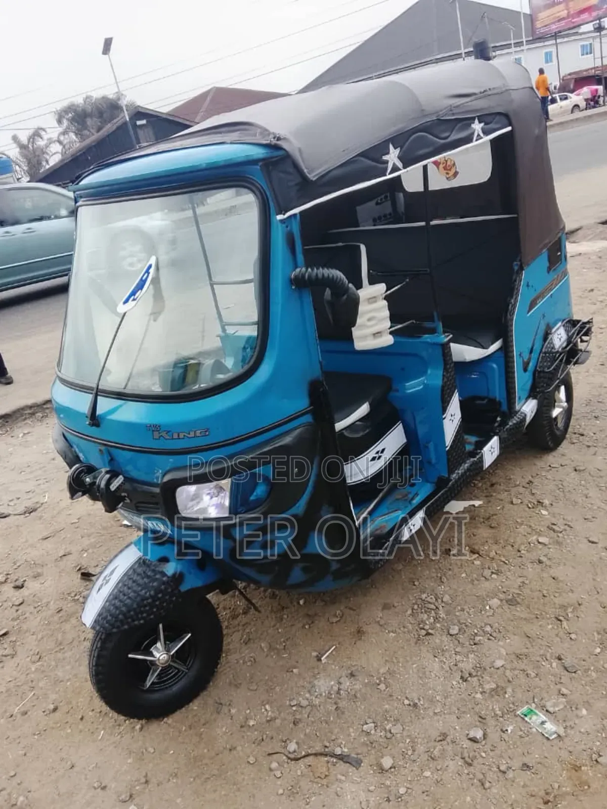TVS King Deluxe Plus iTouch Start 2024 Blue
