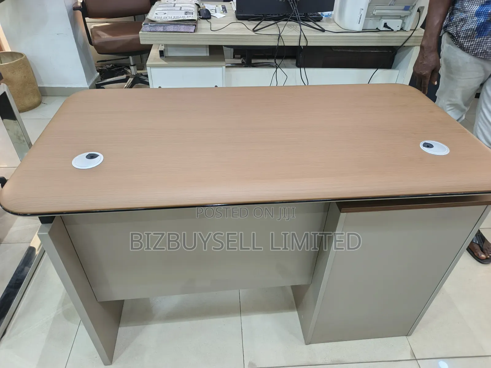 Turkish Office and Home Reading Curved Table With Drawers.