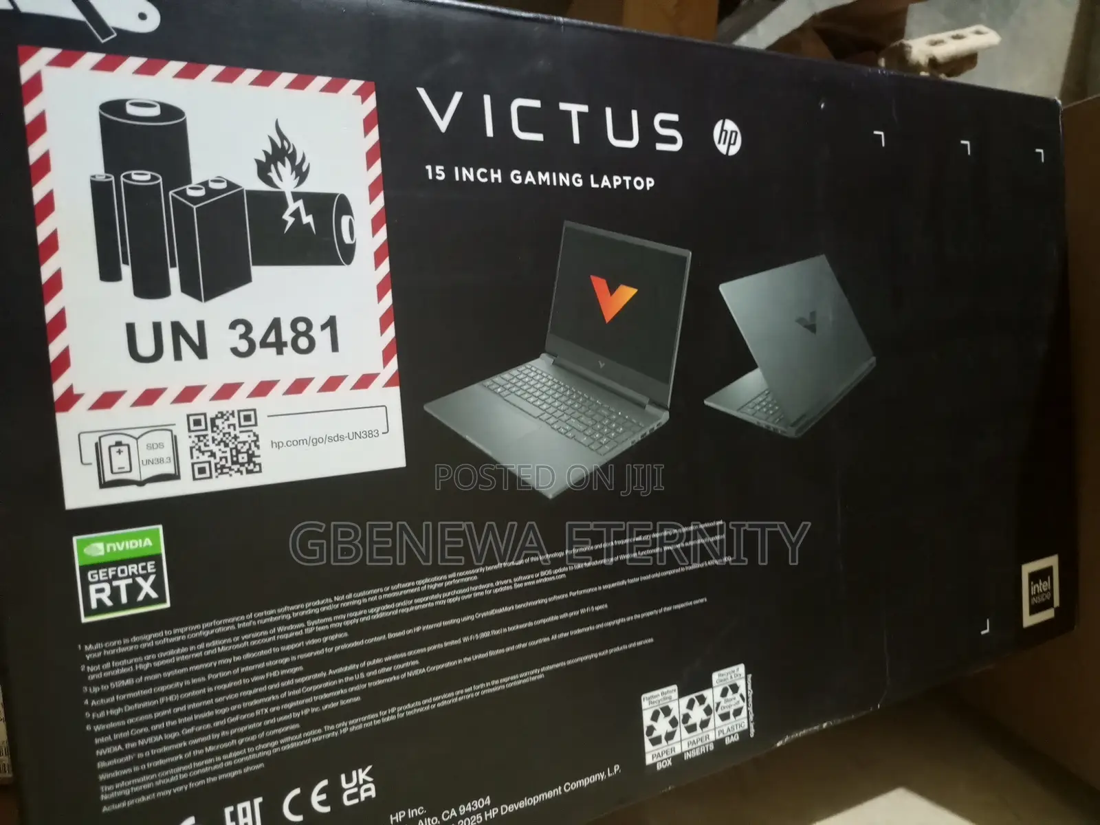 New Laptop HP Victus 15 16GB Intel Core i5 SSD 512GB