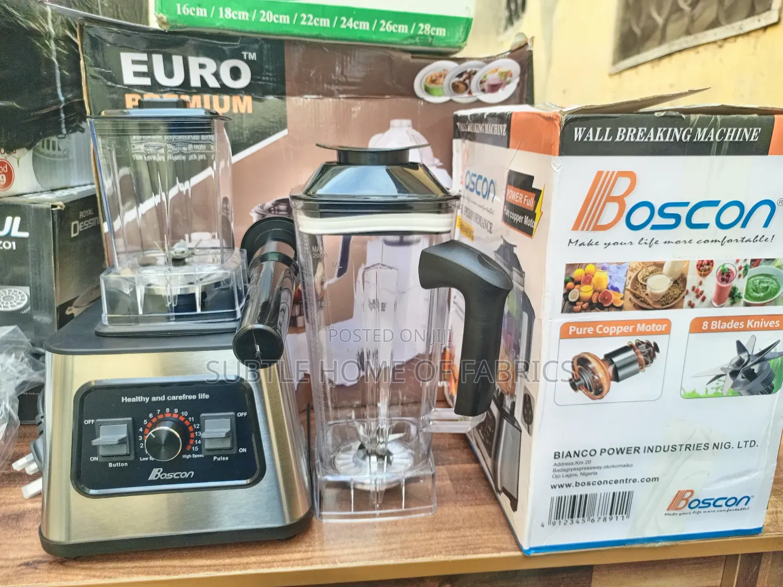 Boscon High Performance Blender – Power Full Copper Motor