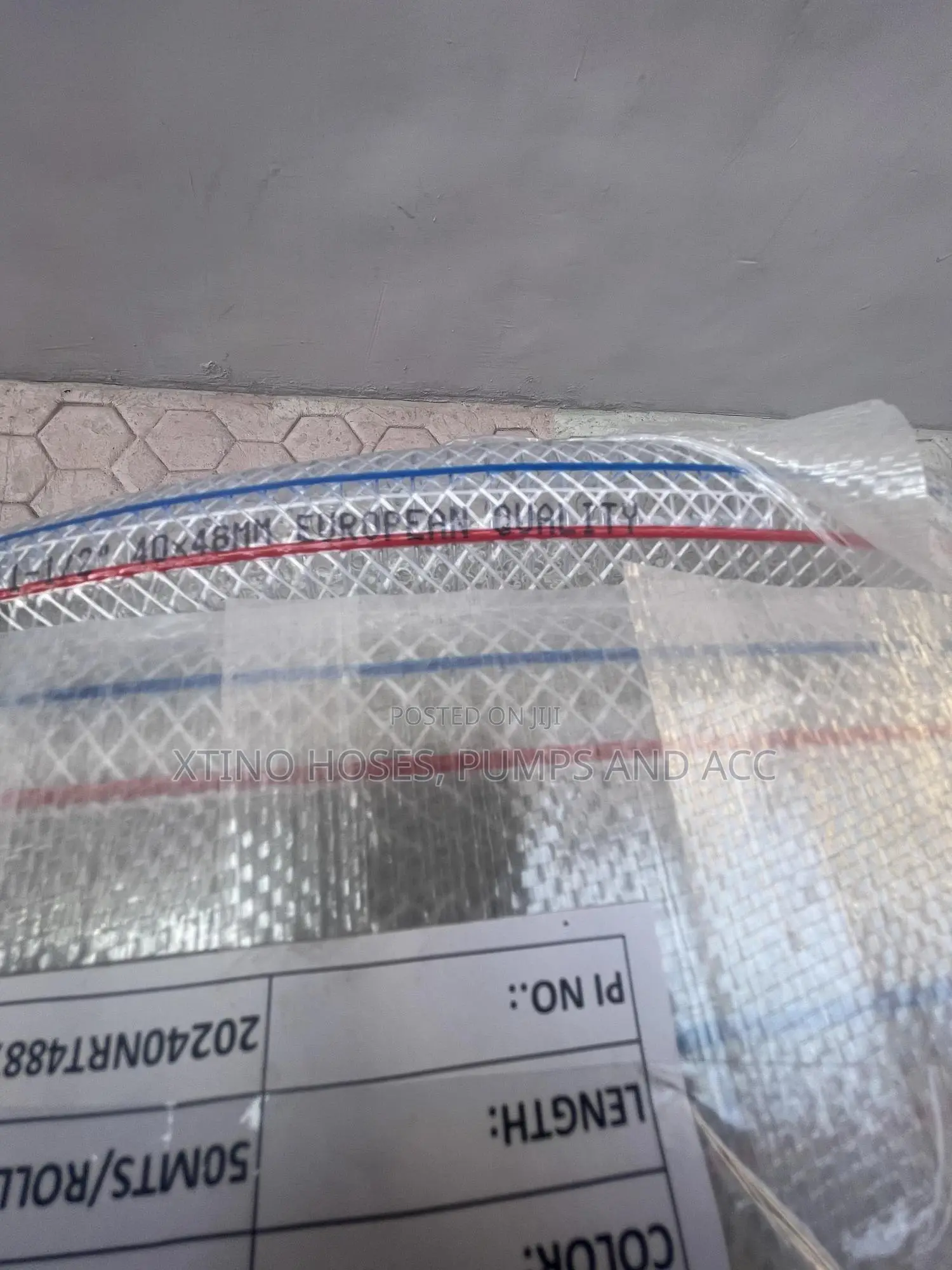 1 1/4” PVC Steel Wire Fiber Composite Hose