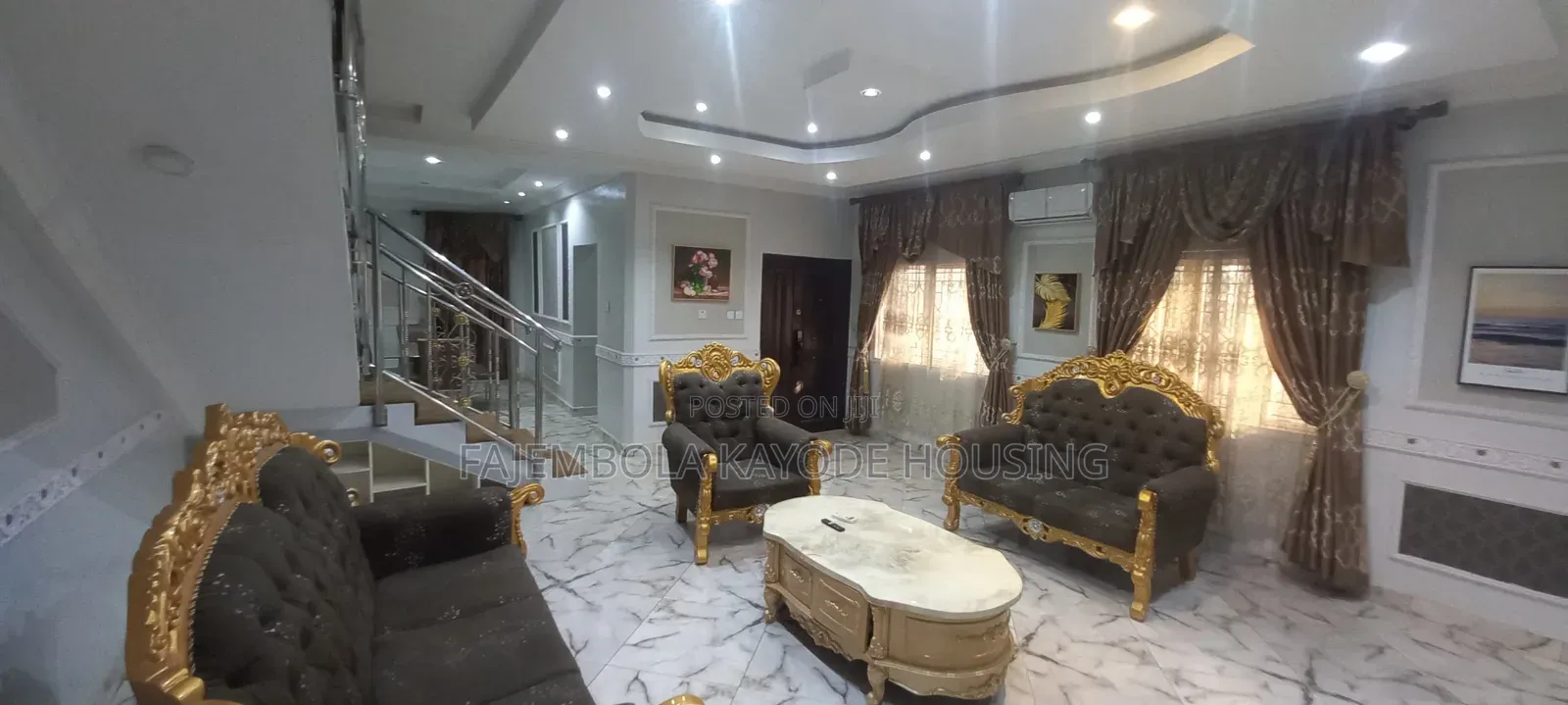 Furnished 5bdrm Duplex in Custom Gate, Oluyole for sale
