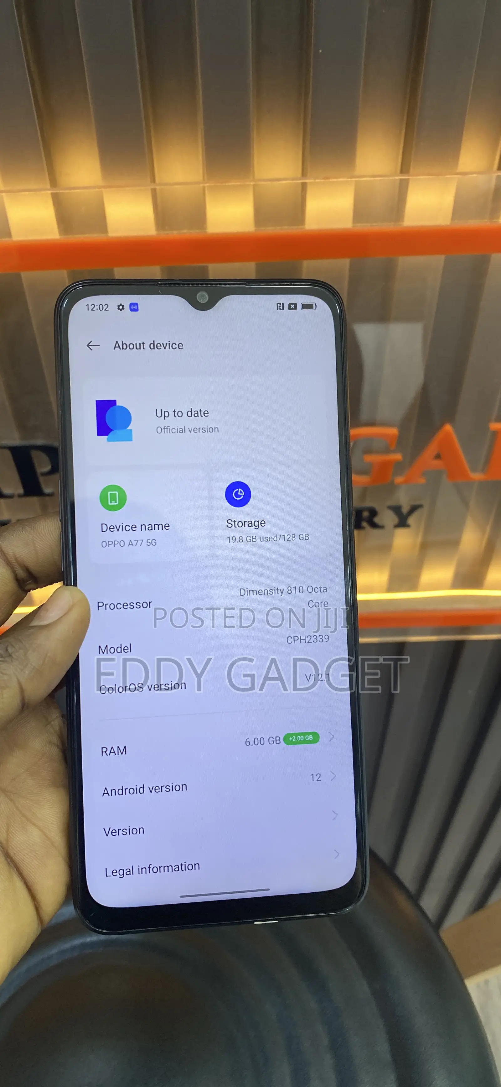 Oppo A77 4G 128 GB Black