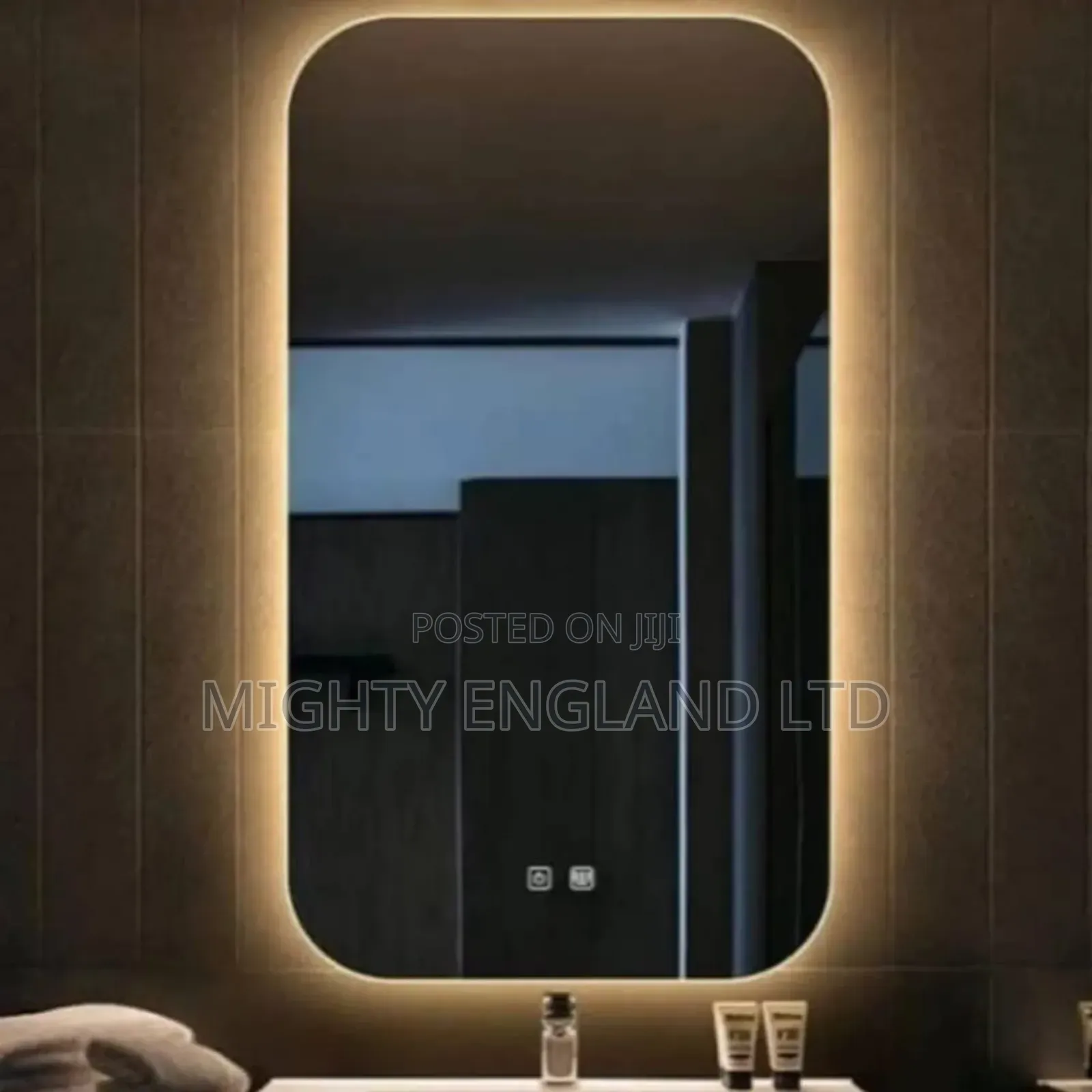 Smart Bathroom Led Wall Mounted Mirror With Anti-Fog Technology