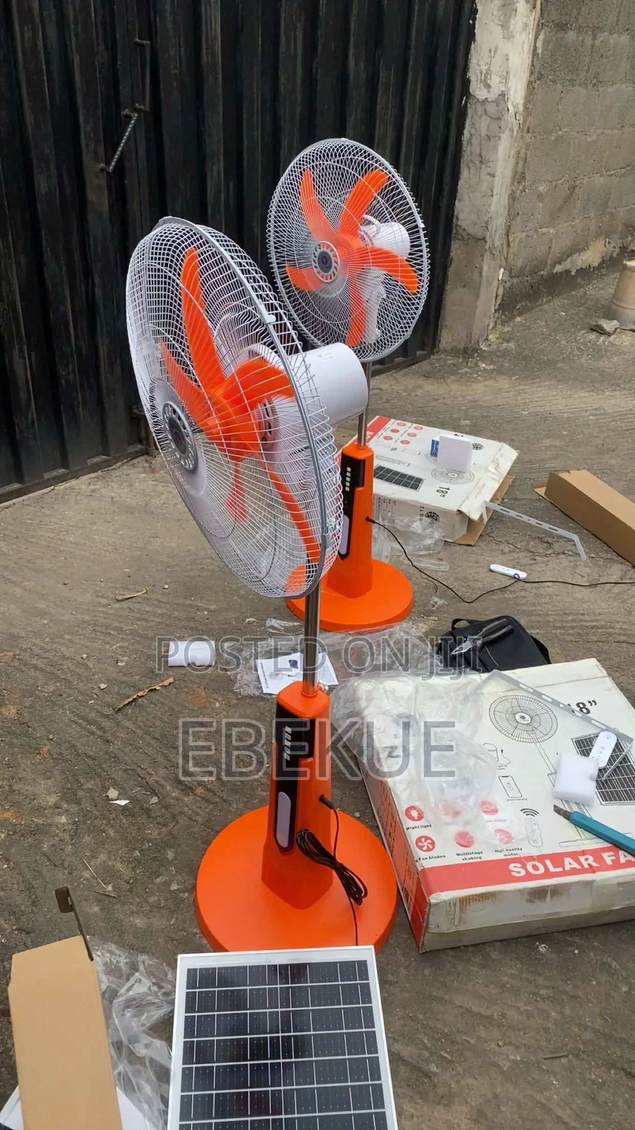 Solar Rechargeable Fan