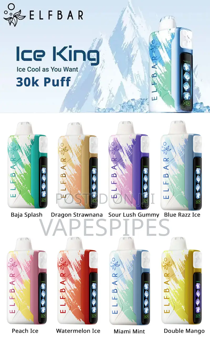 Best Elfbar Ice King 30000 Puffs 50mg Disposable Vape