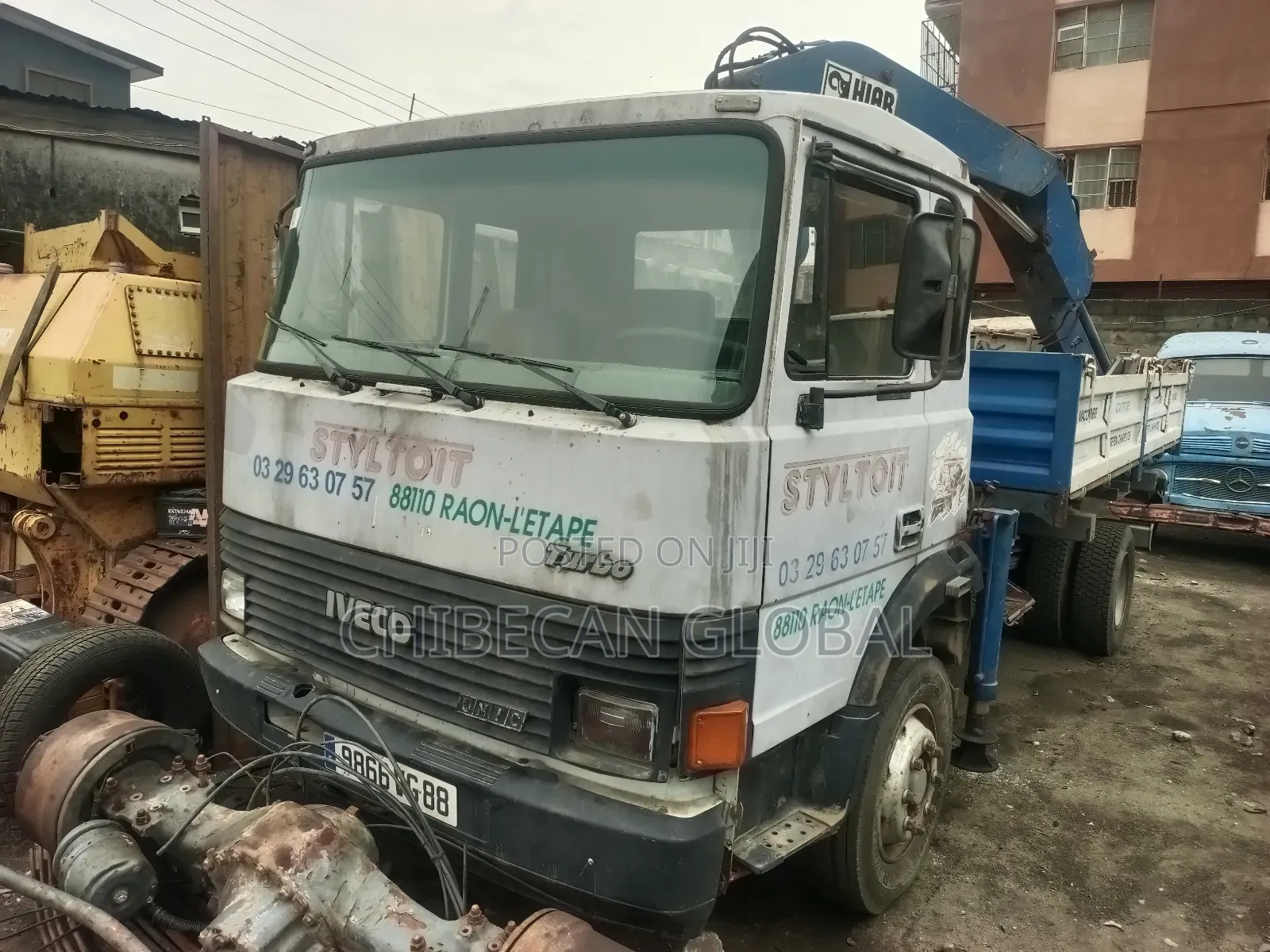 Iveco Tipper Truck 6 Tyres With Hiab Crane (Tokunbo)