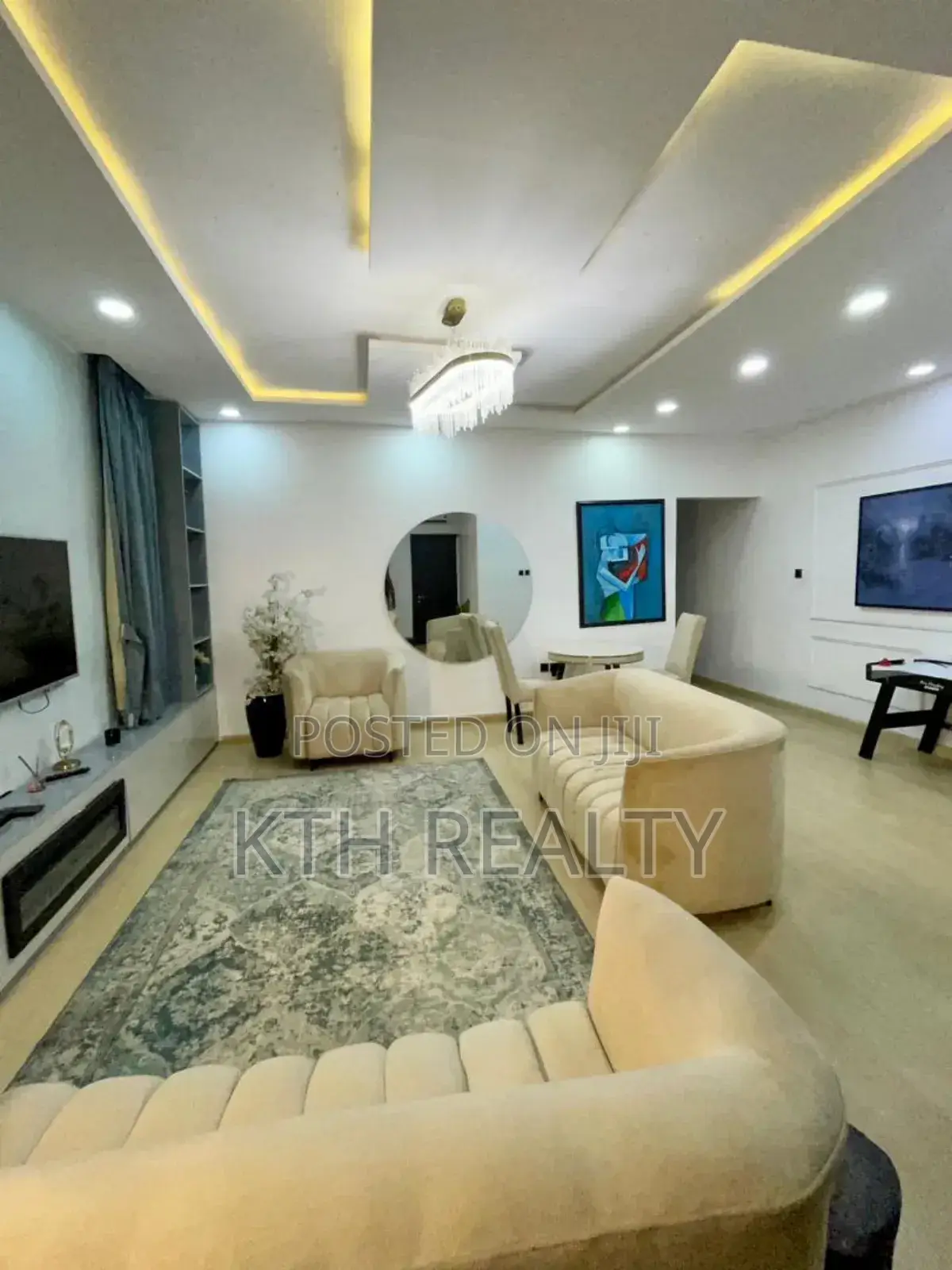 Furnished 3bdrm House in Off Admiralty Road, Lekki Phase 1 for rent