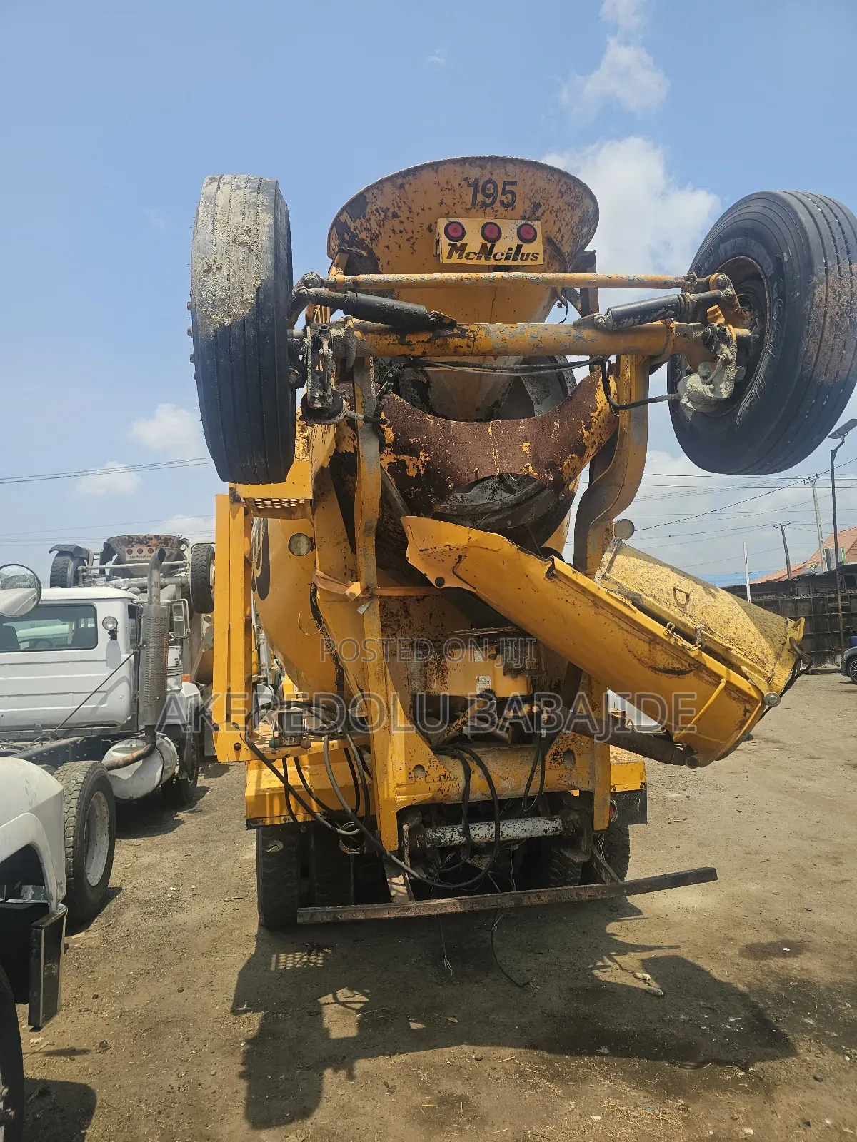 Mack Truck Concrete Mixer 2005 Yellow