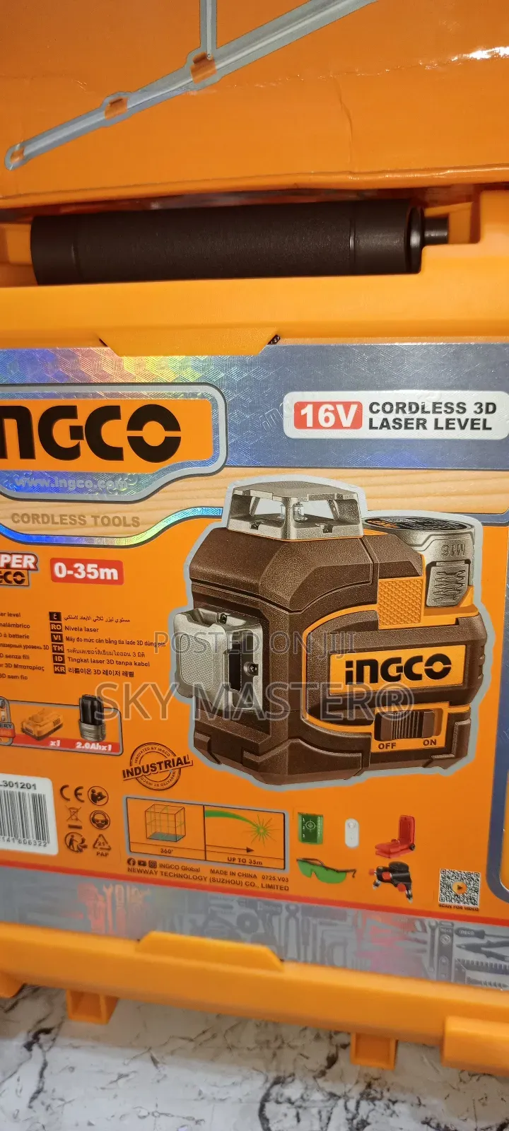 Ingco Cordless 3d Laser Level
