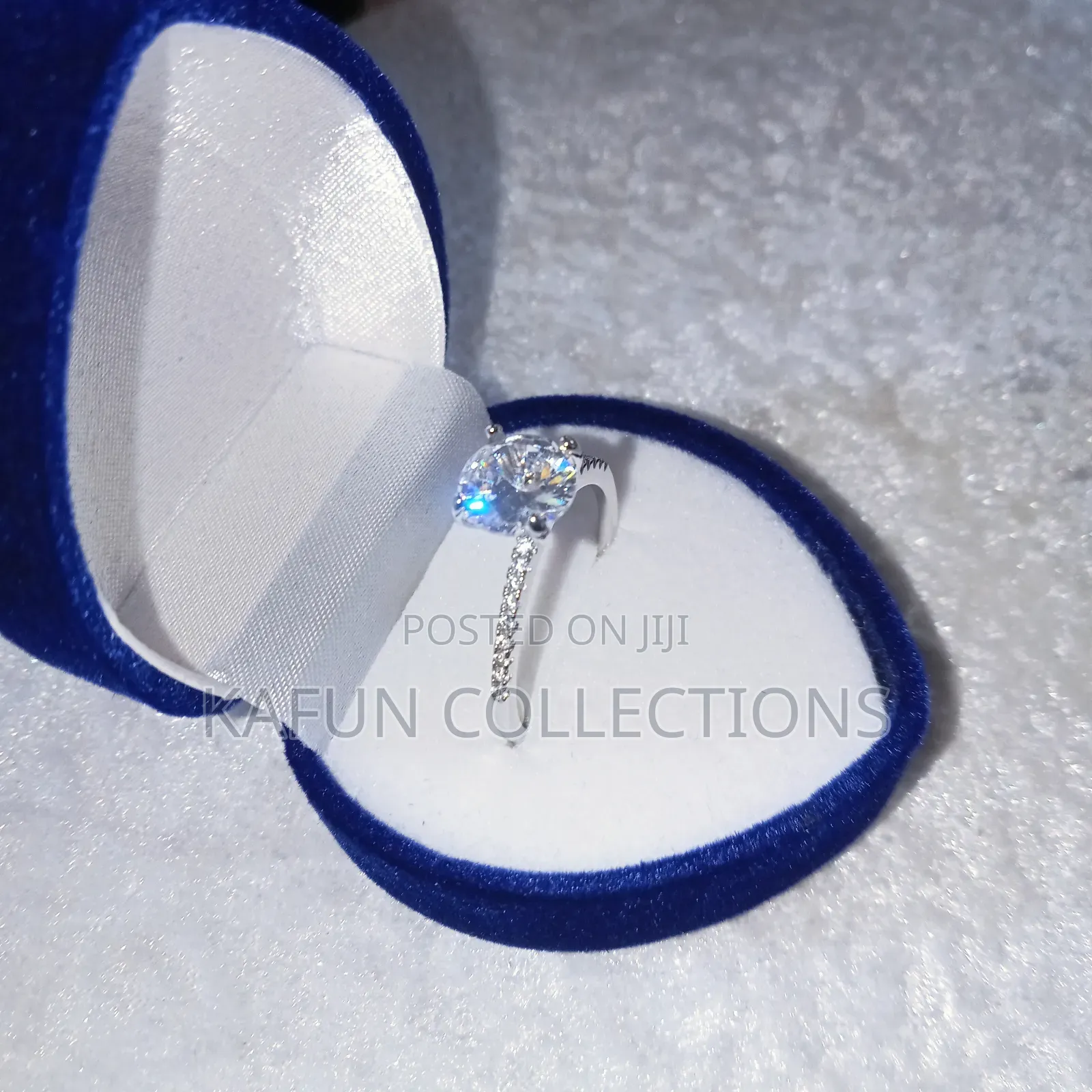 High Quality Zirconia Proposal/ Engagement Ring -Size10