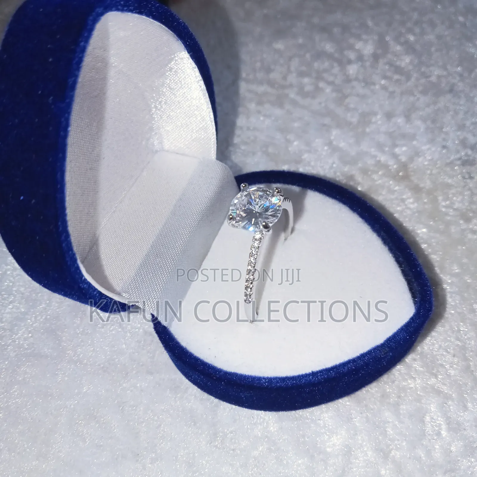 High Quality Zirconia Proposal/ Engagement Ring -Size10