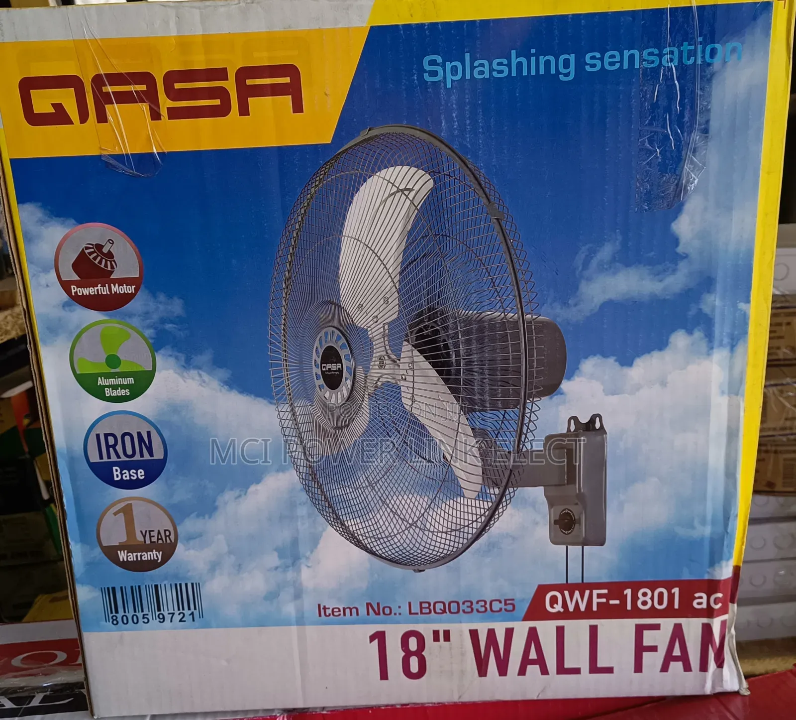 Qasa Wall Fan
