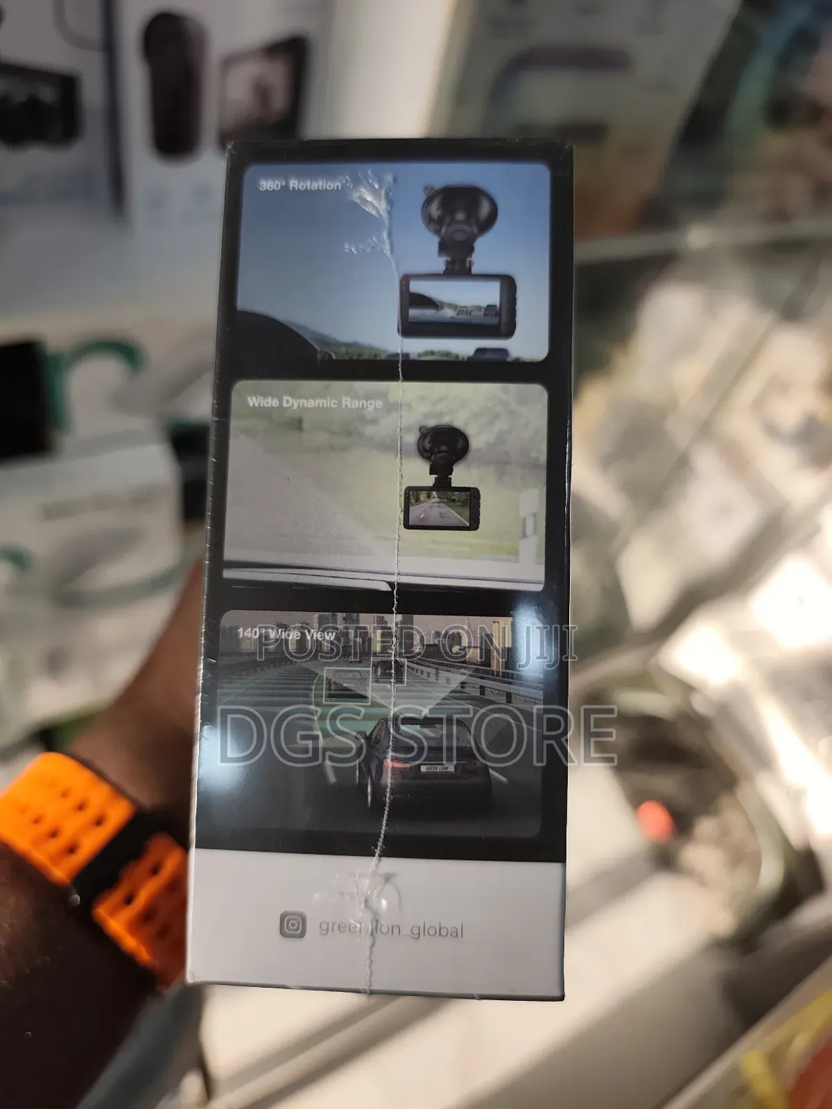 Original Green Lion Cam Pro Front Rear Camera