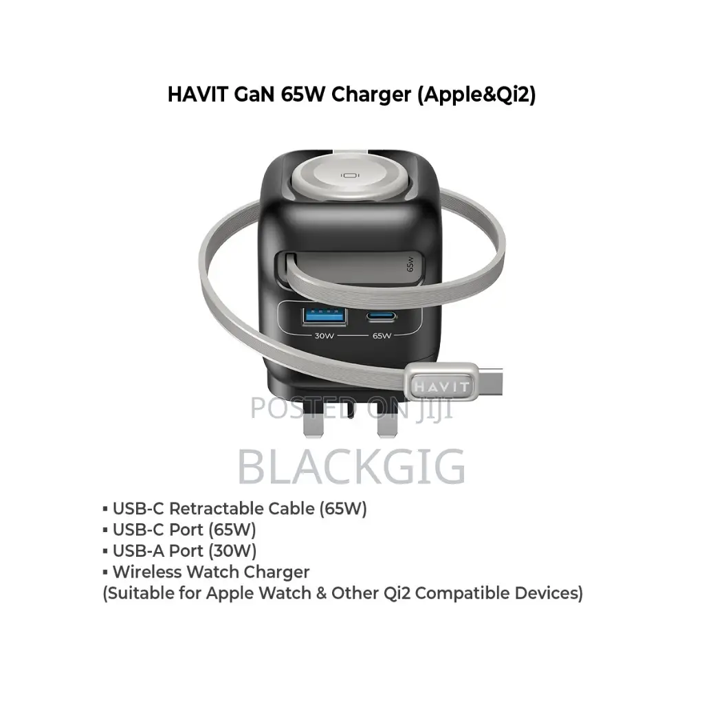 65w Laptop Charger Android Samsung iPhone Charger Iwatch Smart Watch
