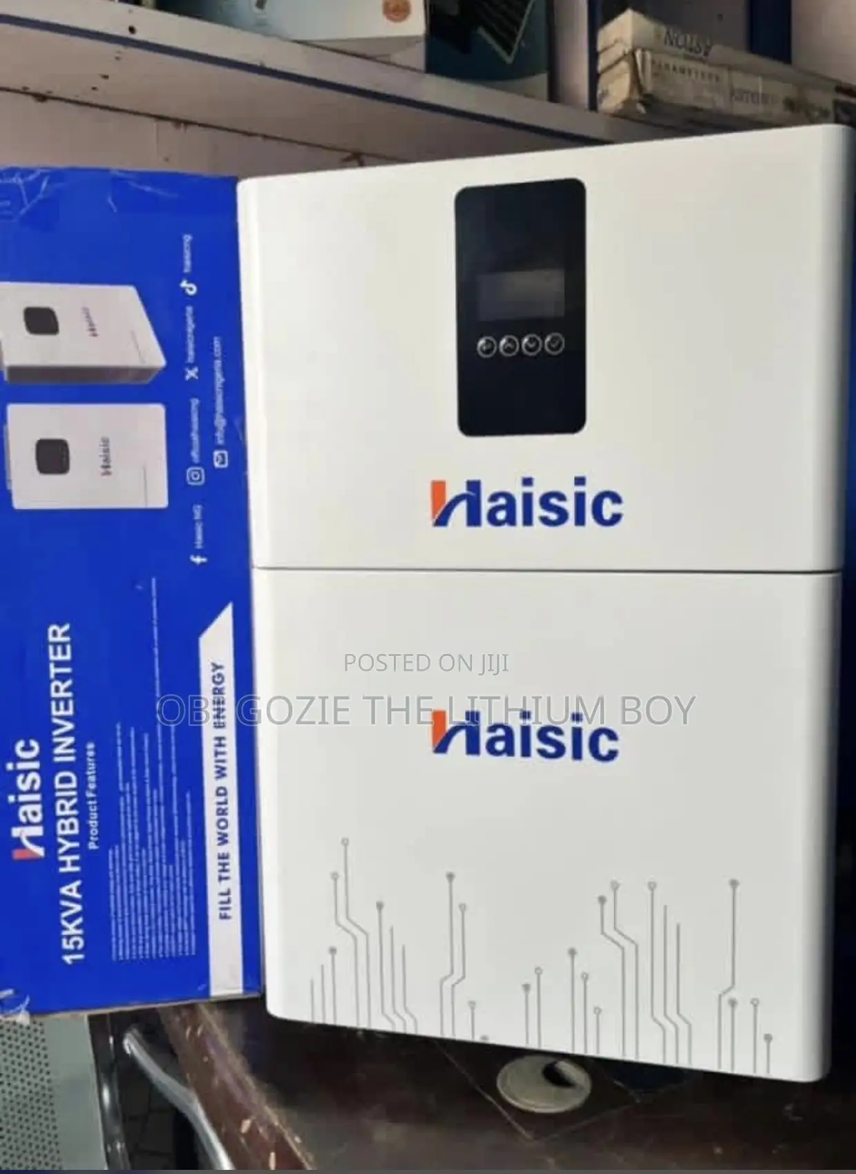 4kwh Haisic Lithium Battery With 1.5kva Hybrid Inverter All-in-One