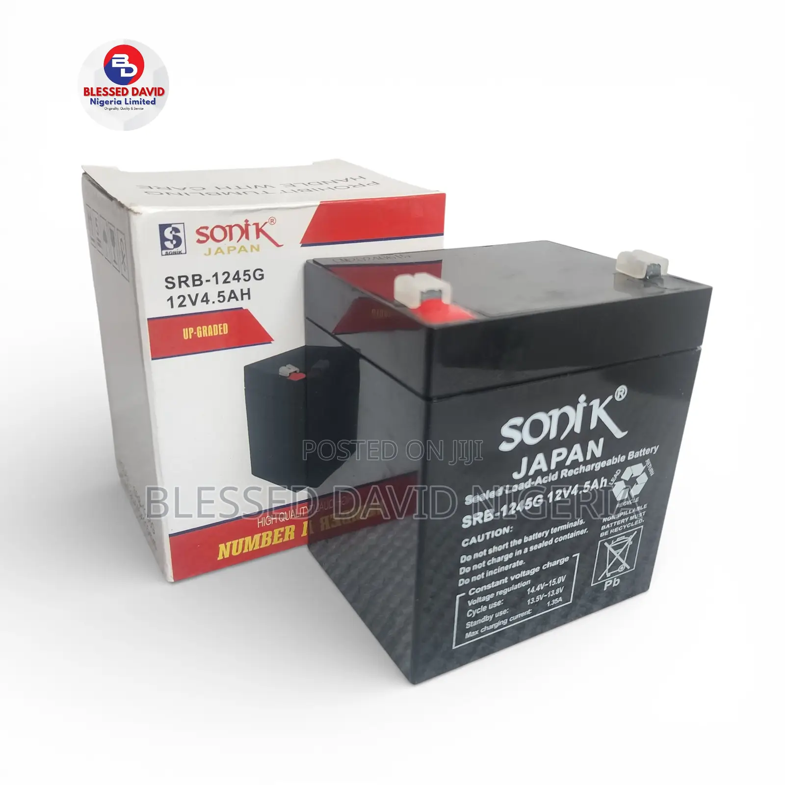 Sonik Japan 12v 4.5ah Replacement Battery