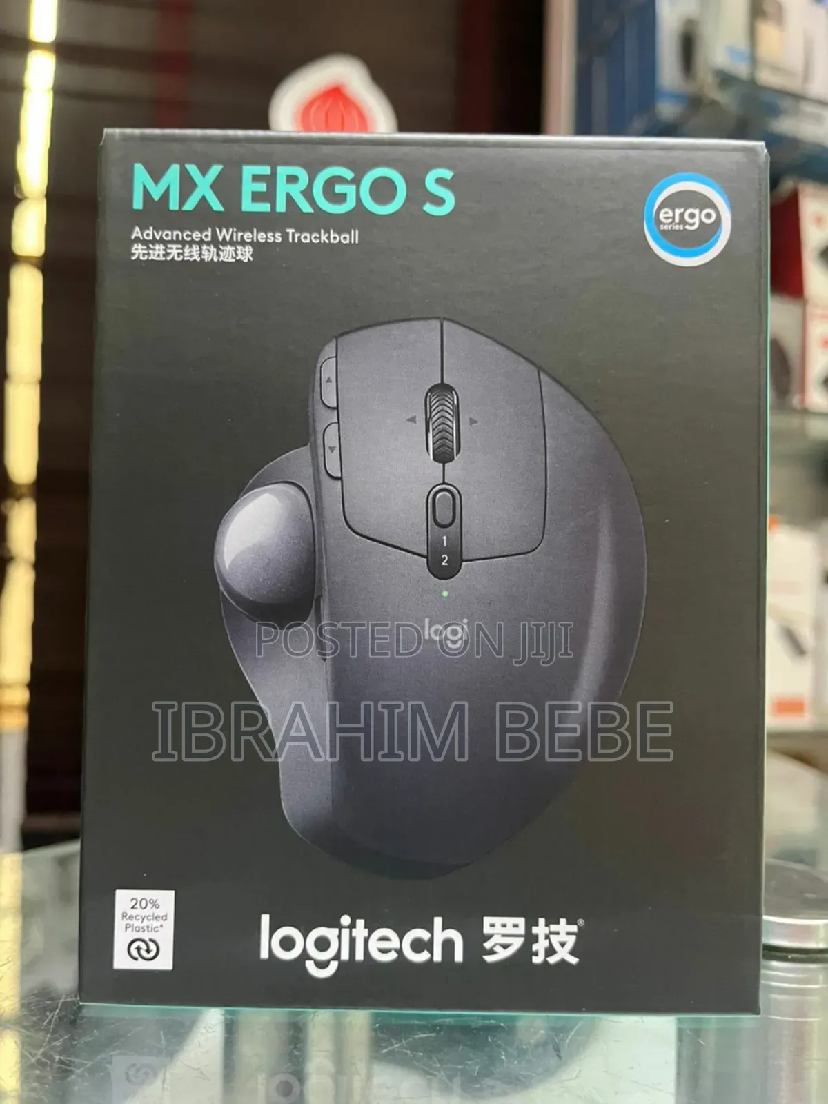 Logitech Mx Ergo S Advanced Wireless Trackball Mouse