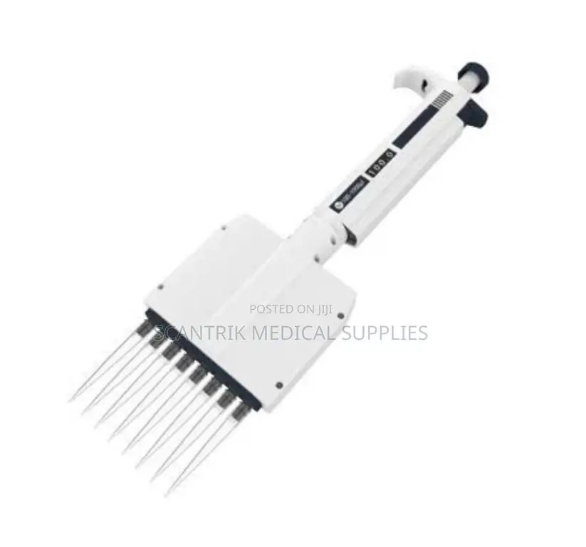 High-Performance 12-Channel Adjustable Micropipette