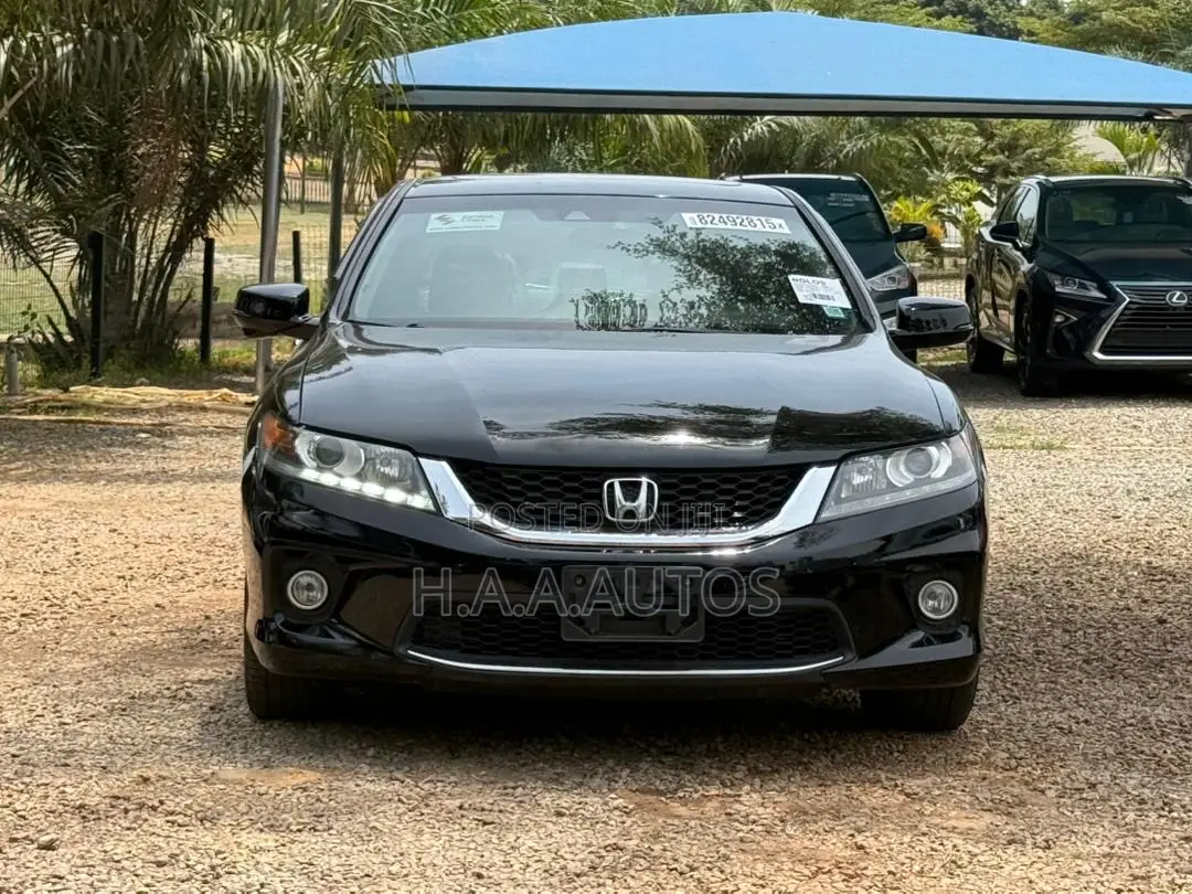 Honda Accord EX-L V-6 2dr Coupe (3.5L 6cyl 6A) 2014 Black