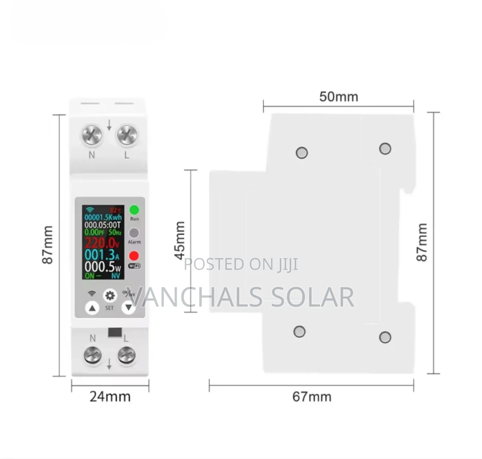 Smart Wifi Multifunction Energy Check Meter 63a for Unit Allocation