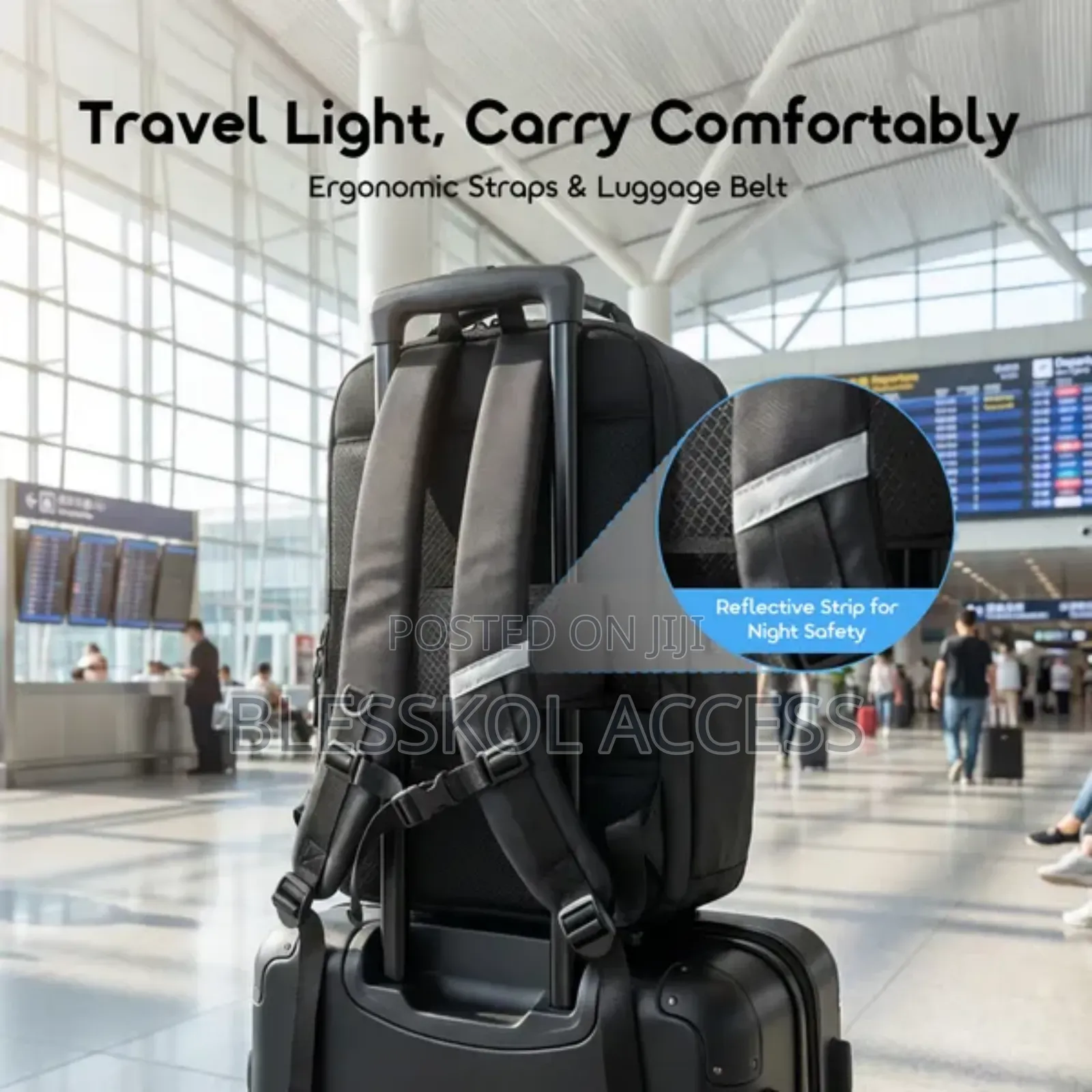 Oraimo SpaceFlow Spacious Waterproof Backpack